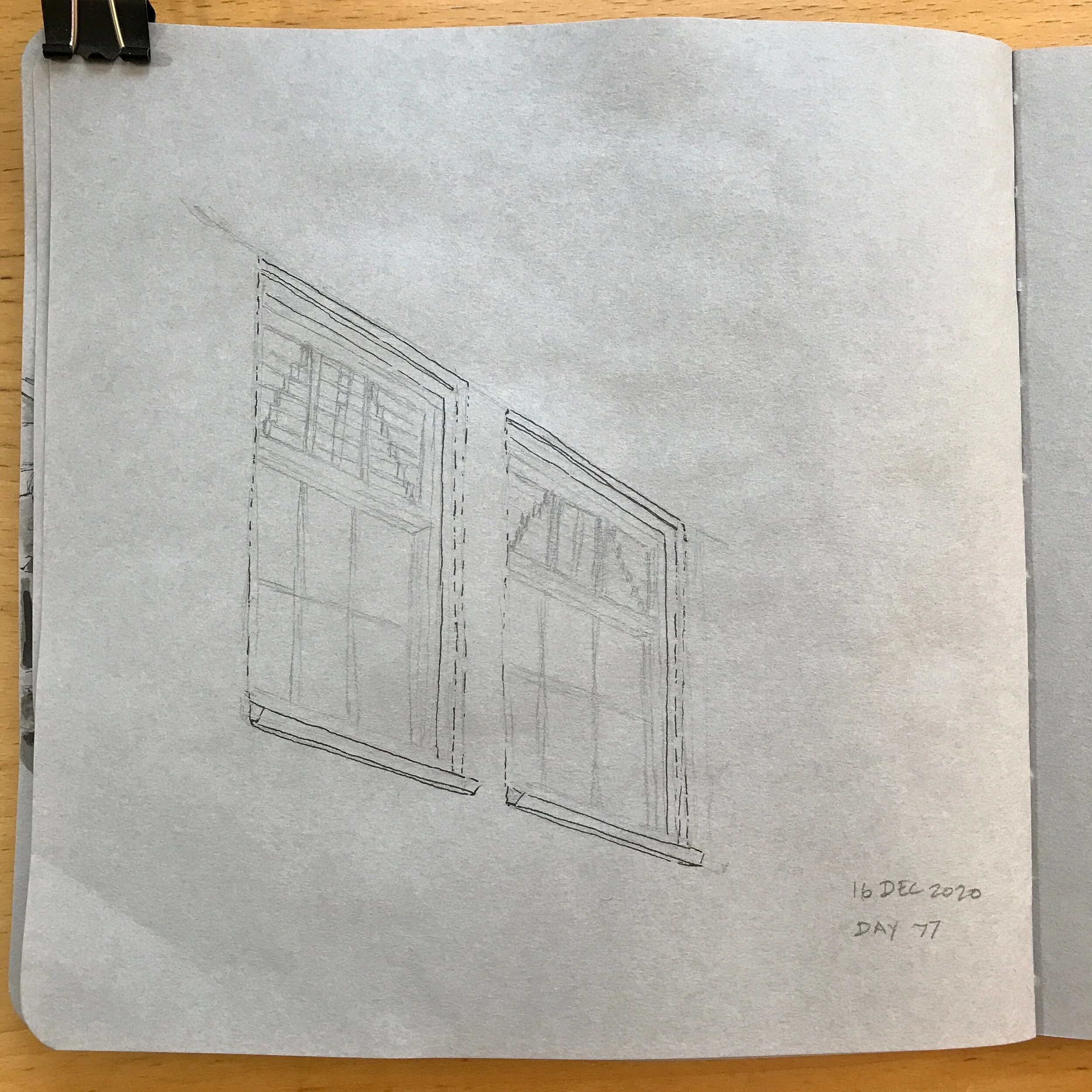 Drawing Amsterdam Dailies, Day 77 - 16 December 2020