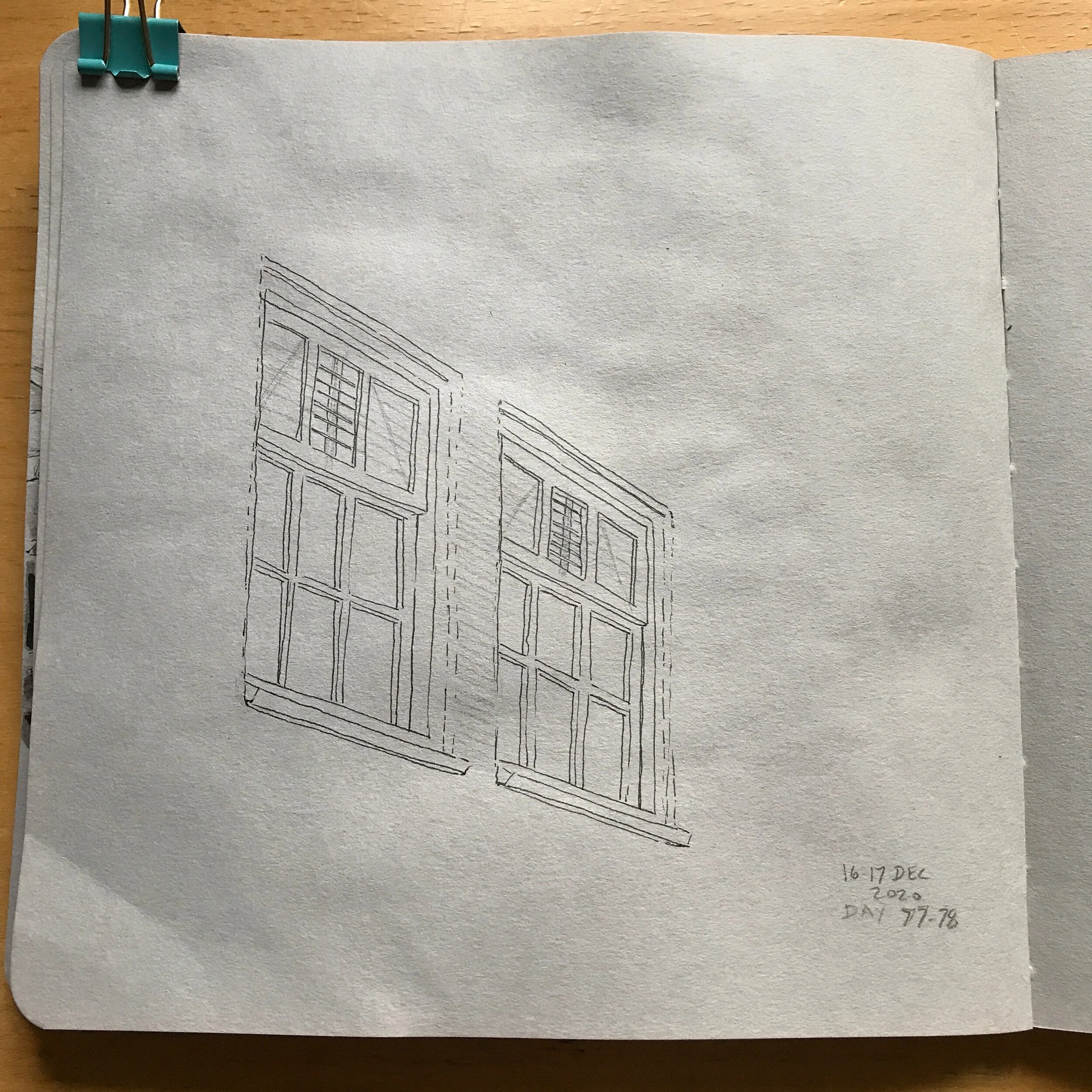 Drawing Amsterdam Dailies, Day 78 - 17 December 2020