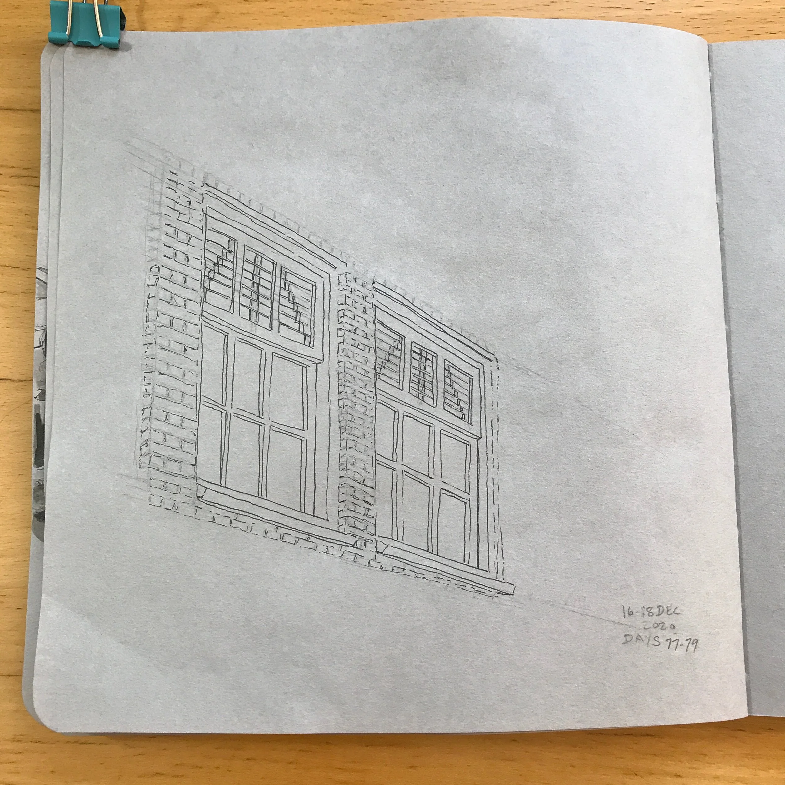 Drawing Amsterdam Dailies, Day 79 - 18 December 2020