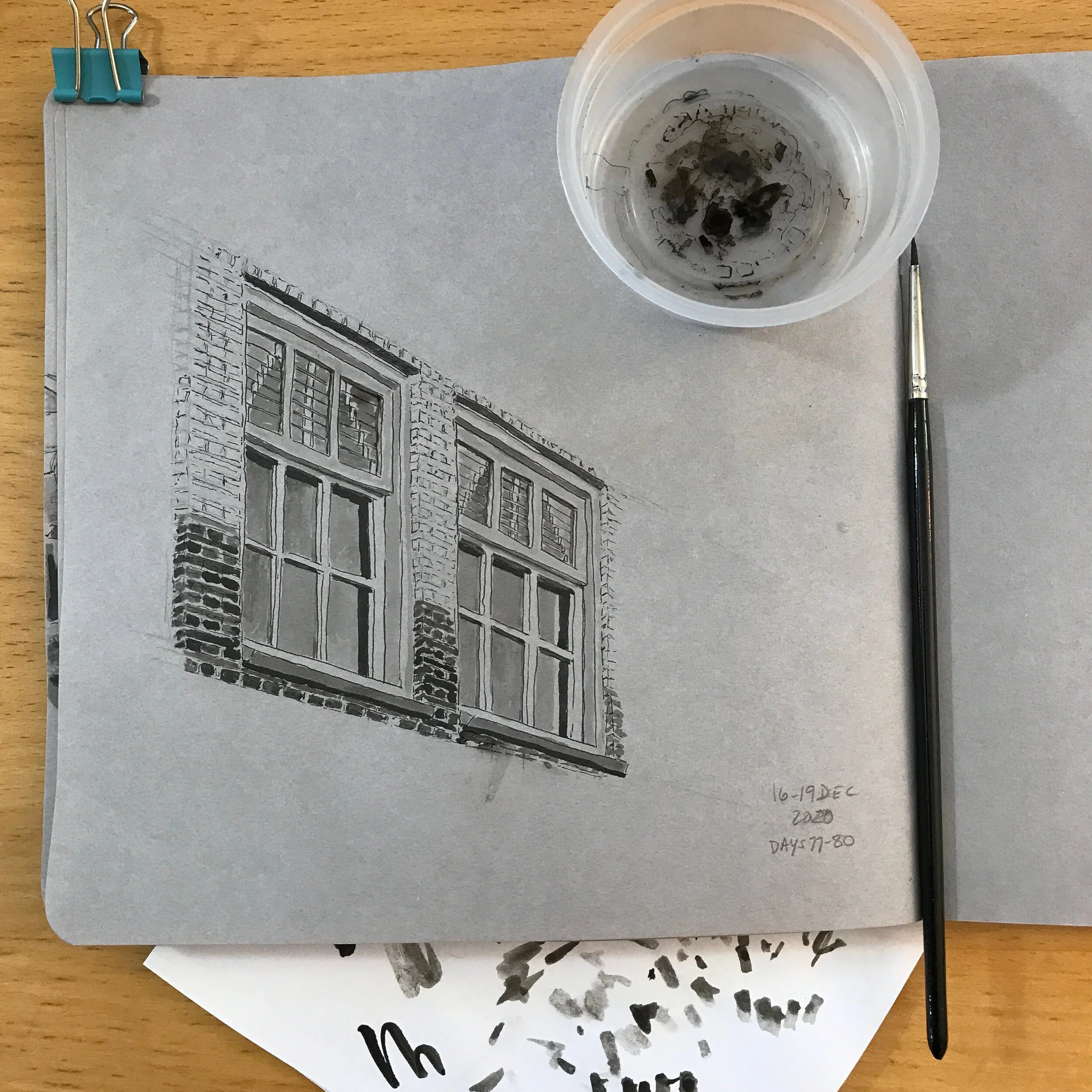 Drawing Amsterdam Dailies, Day 80 - 19 December 2020