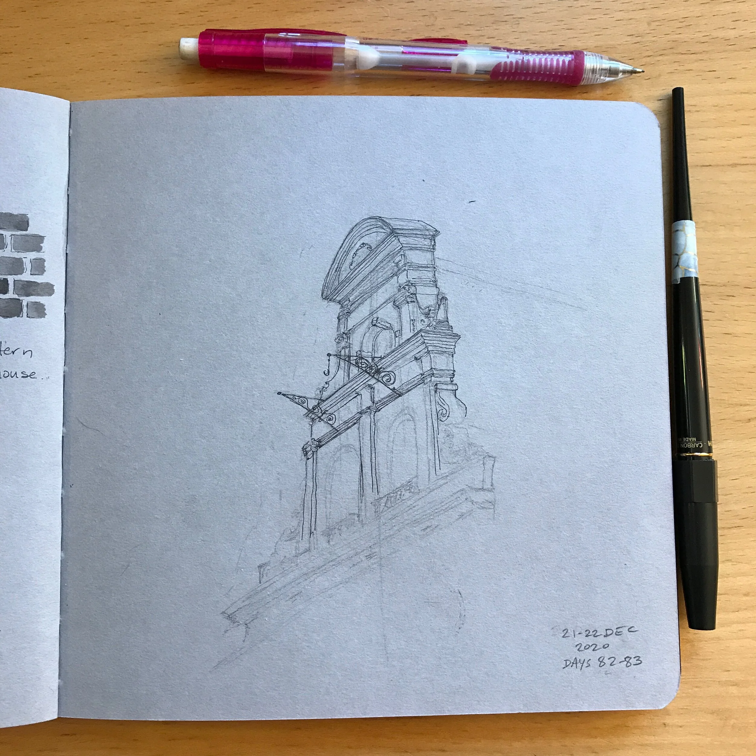 Drawing Amsterdam Dailies, Day 83 - 22 December 2020