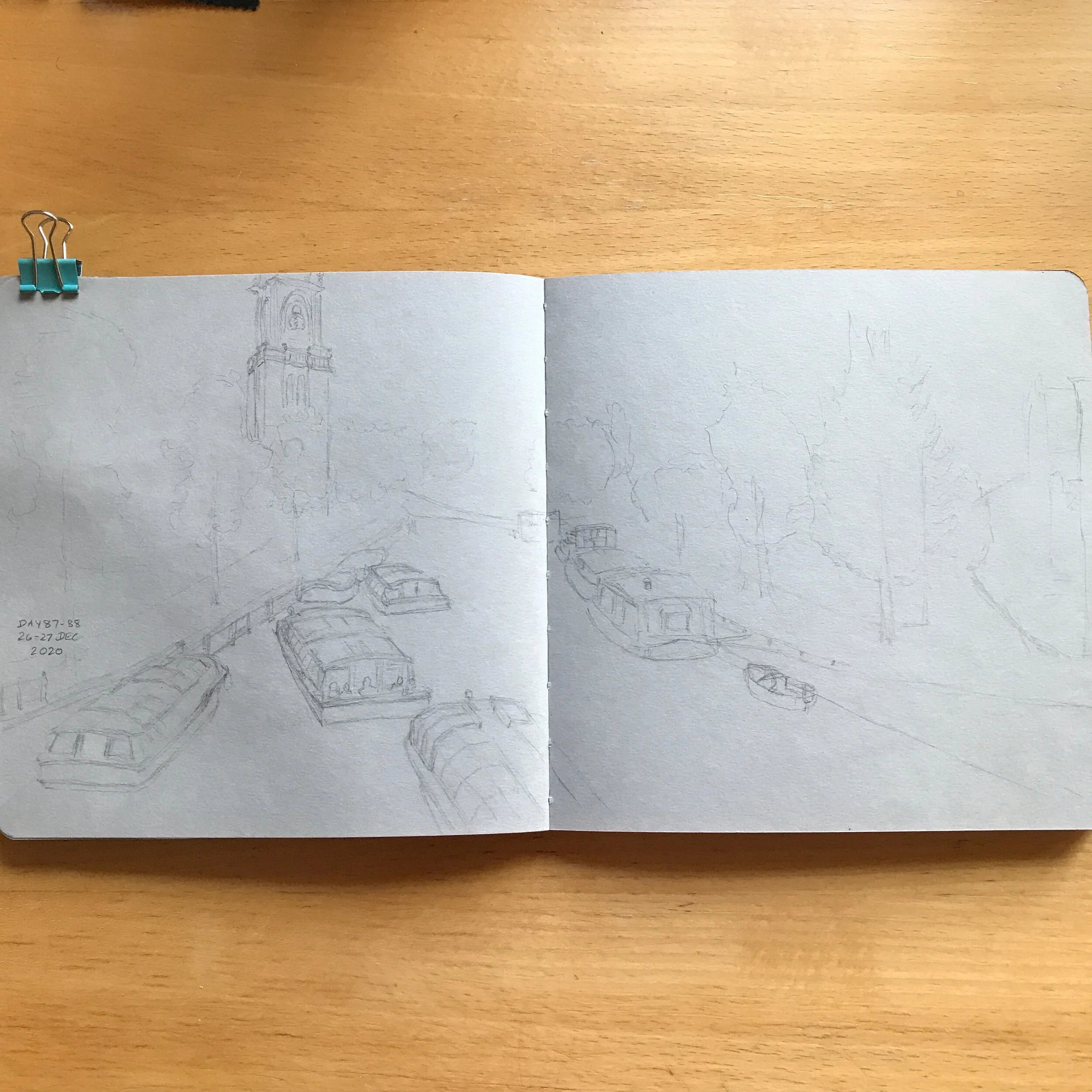 Drawing Amsterdam Dailies, Day 88 - 27 December 2020