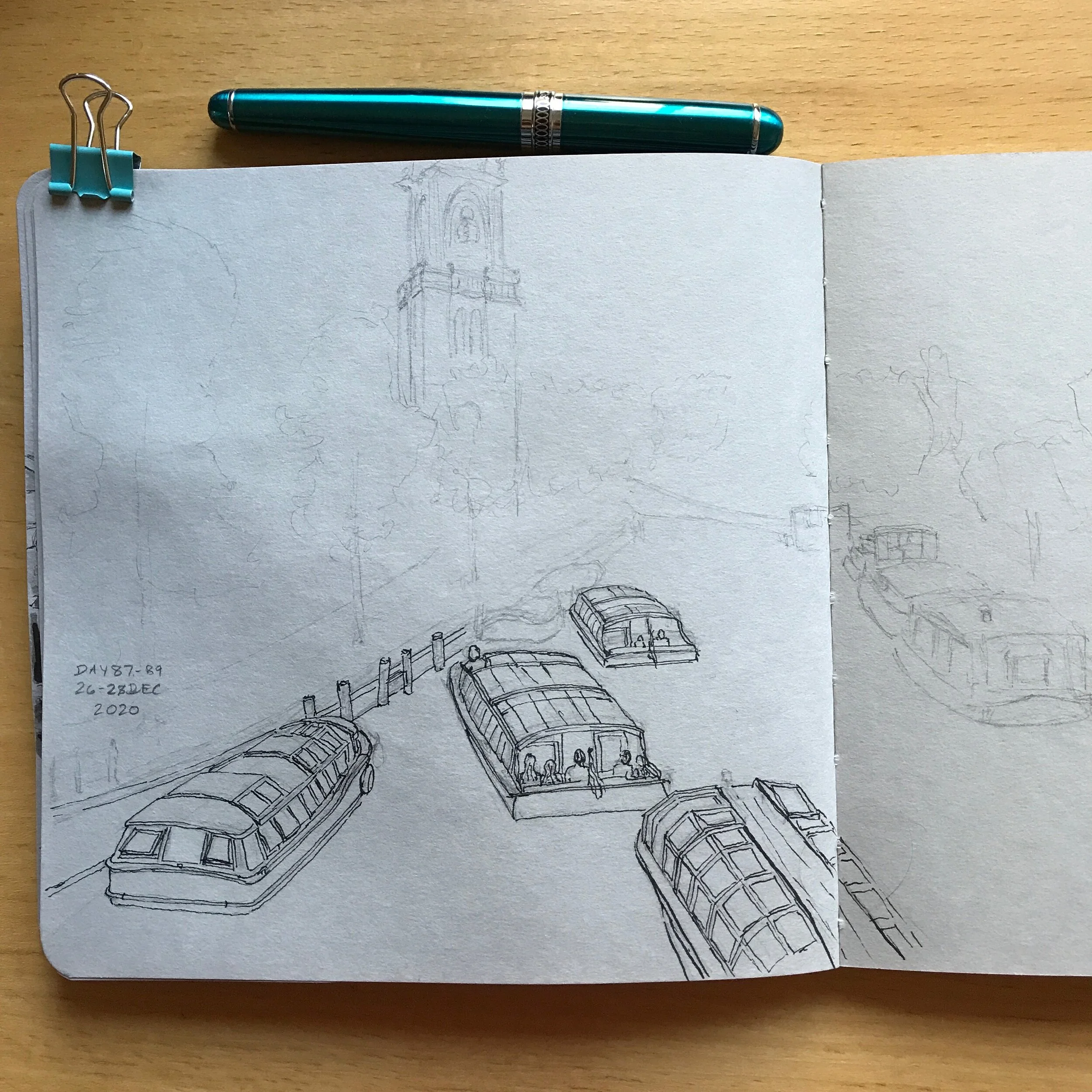 Drawing Amsterdam Dailies, Day 89 - 28 December 2020