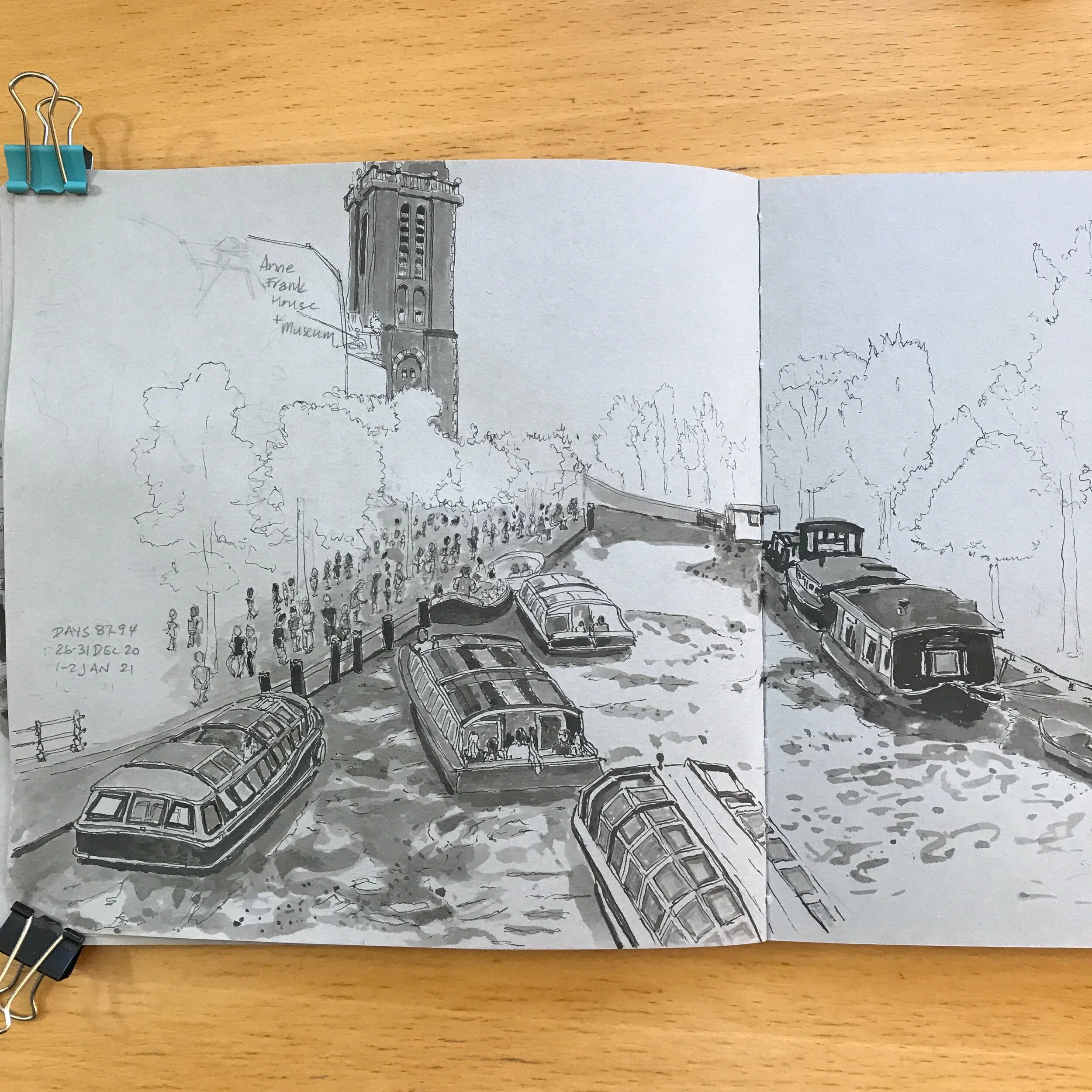 Drawing Amsterdam Dailies, Day 94 - 02 January 2021