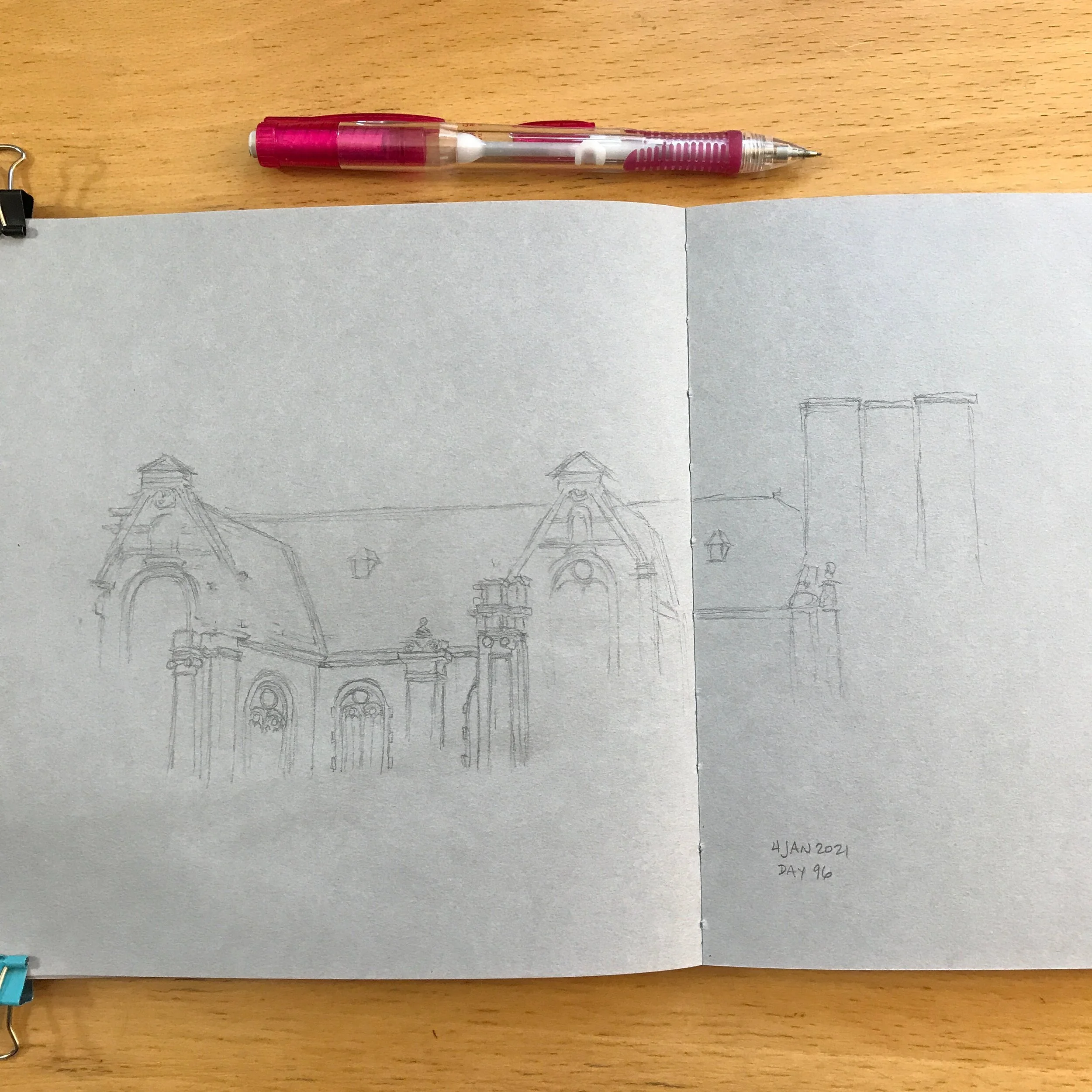 Drawing Amsterdam Dailies, Day 96 - 04 January 2021