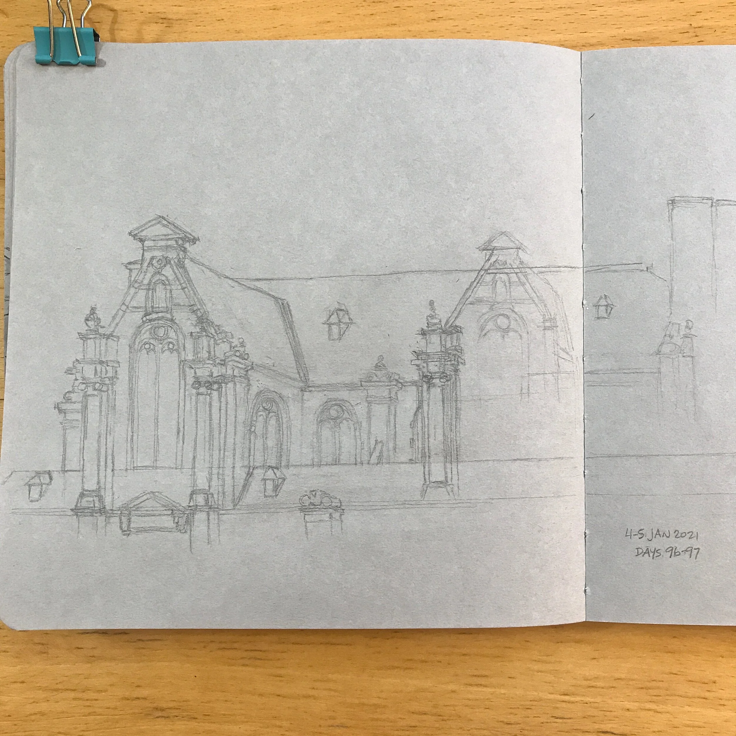 Drawing Amsterdam Dailies, Day 97 - 05 January 2021