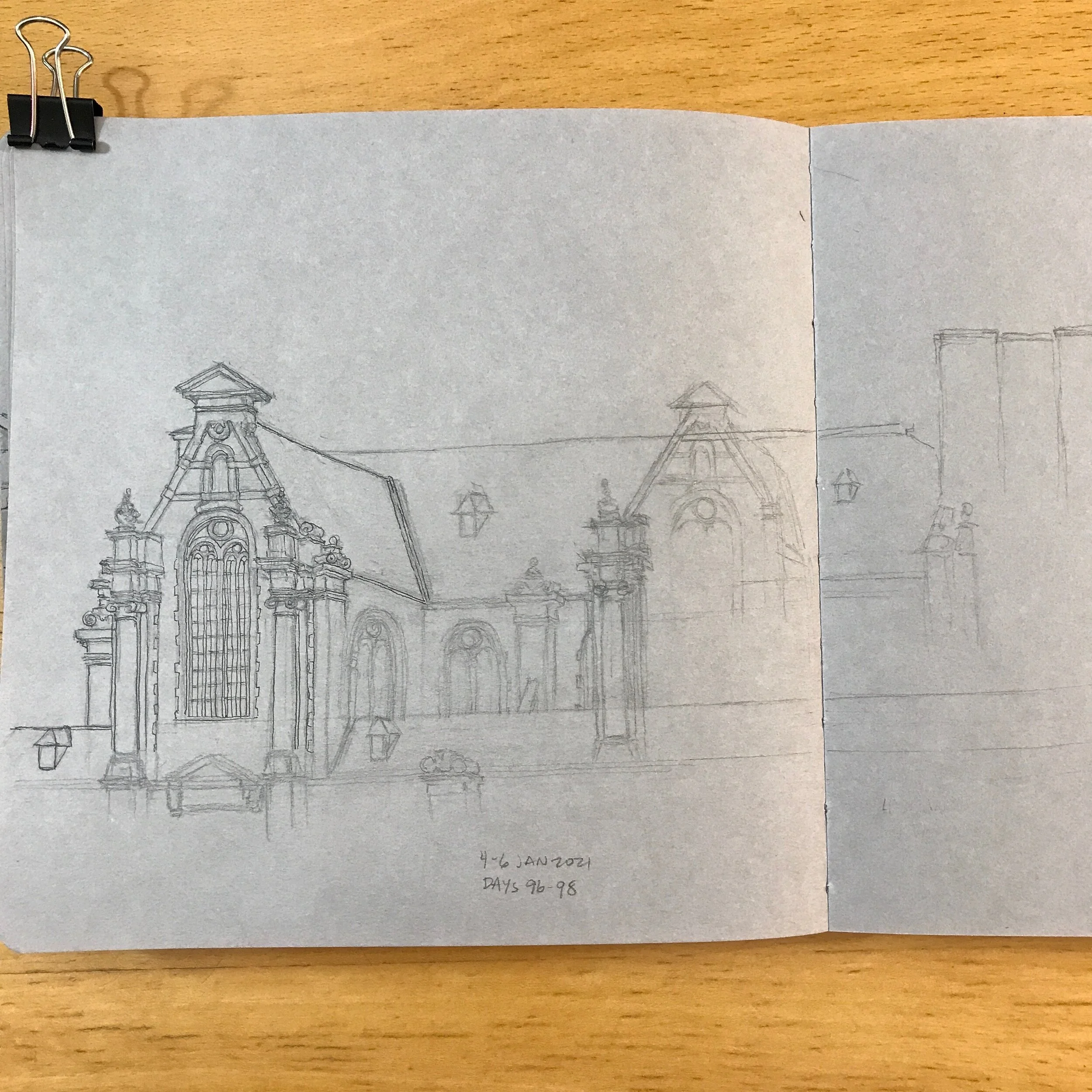 Drawing Amsterdam Dailies, Day 98 - 06 January 2021