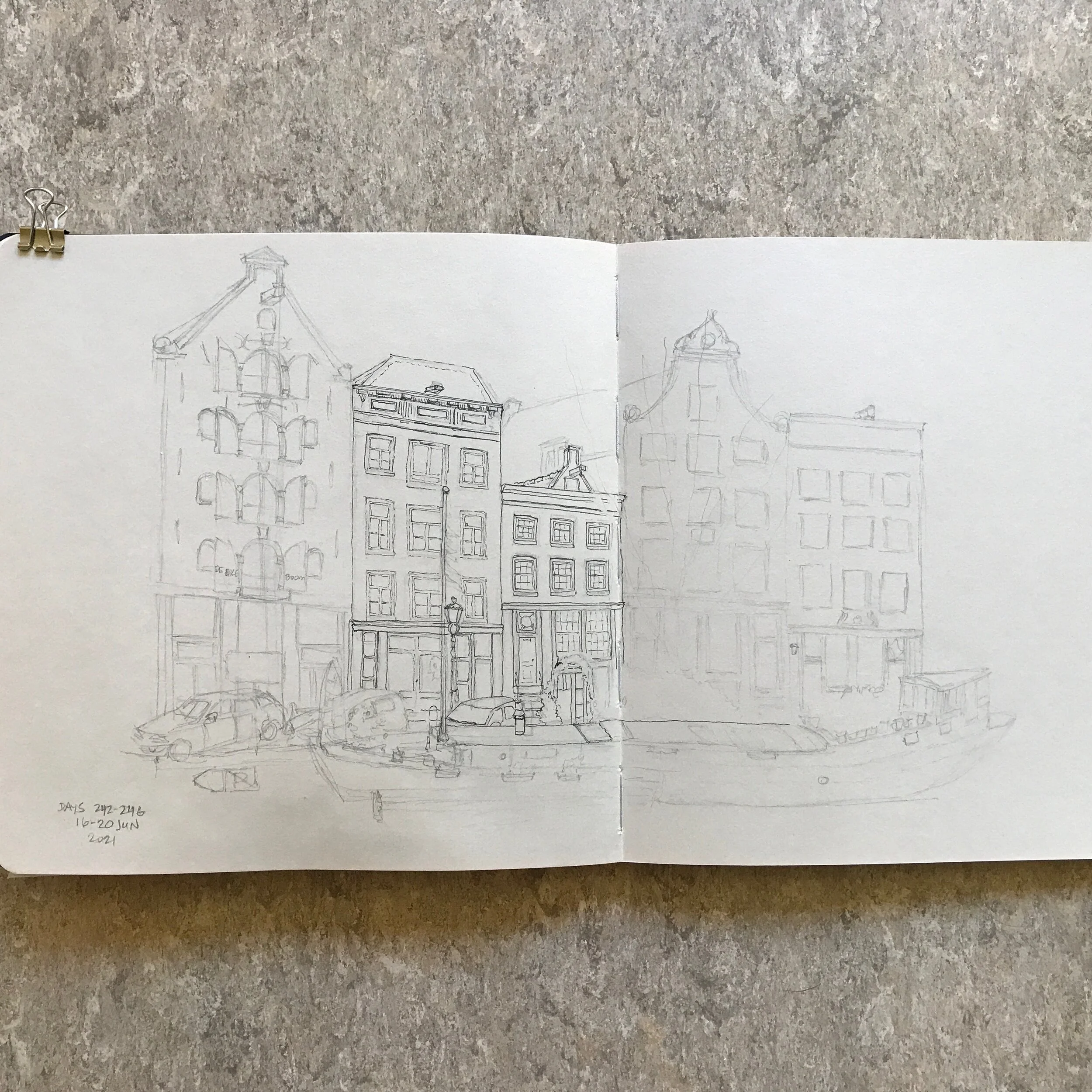 Drawing Amsterdam Dailies, Day 246 - 20 June 2021