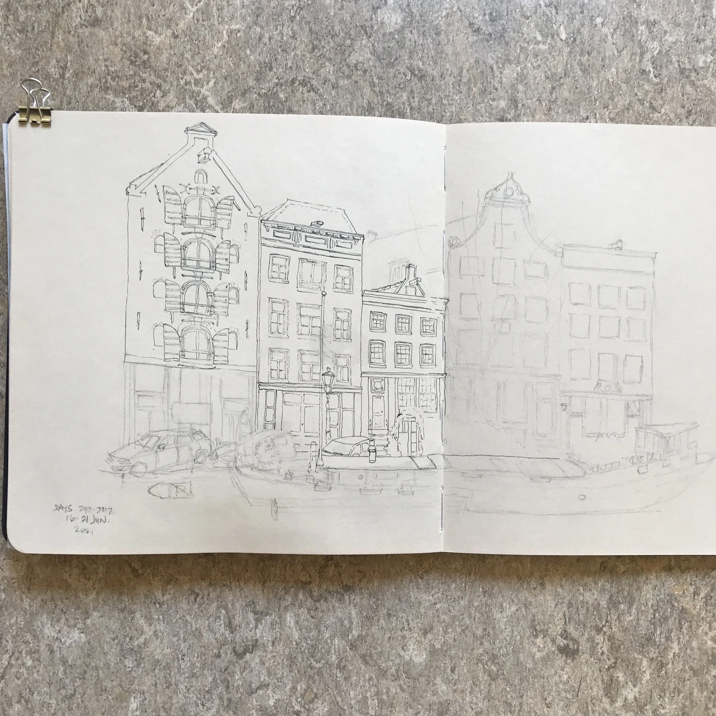 Drawing Amsterdam Dailies, Day 247 - 21 June 2021