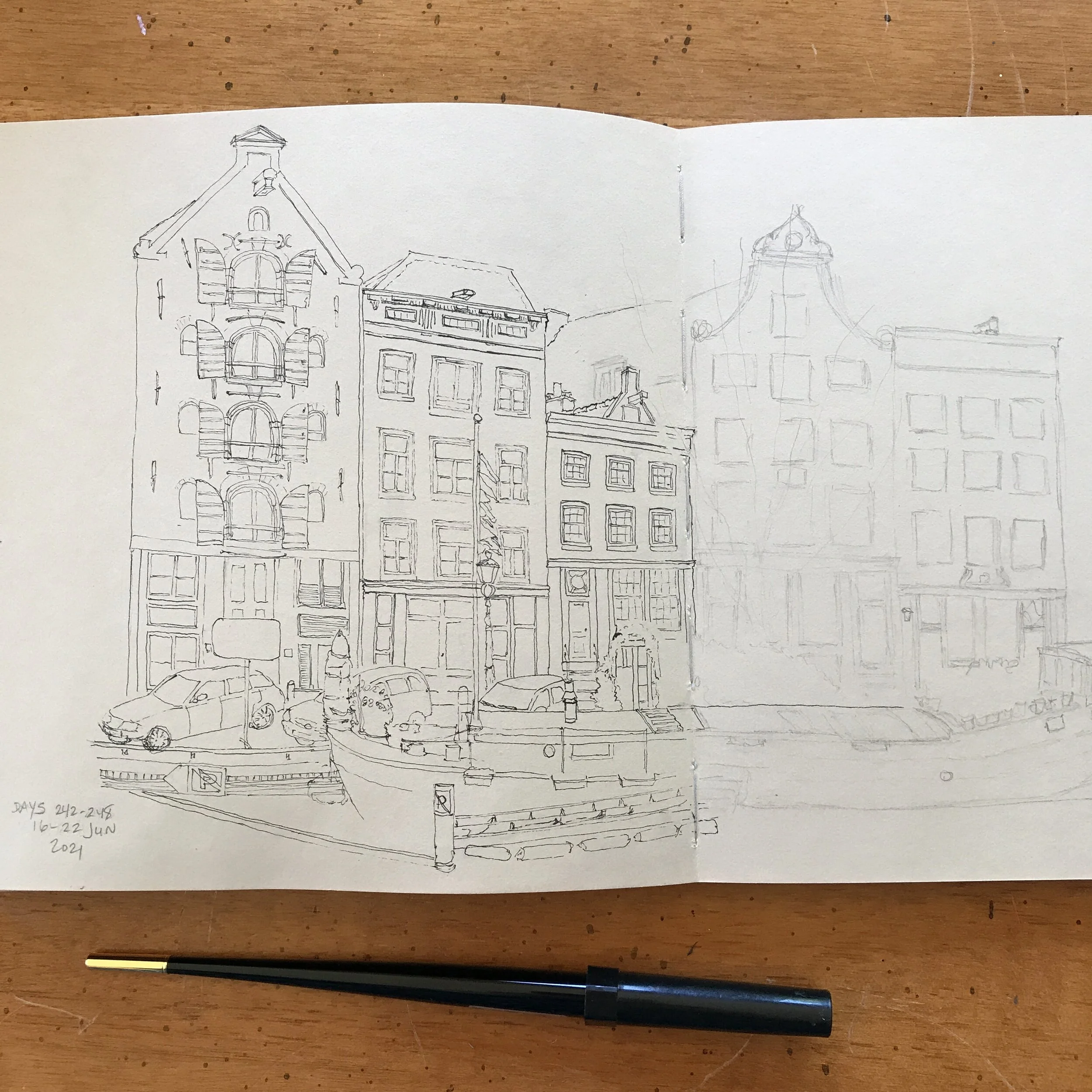 Drawing Amsterdam Dailies, Day 248 - 22 June 2021