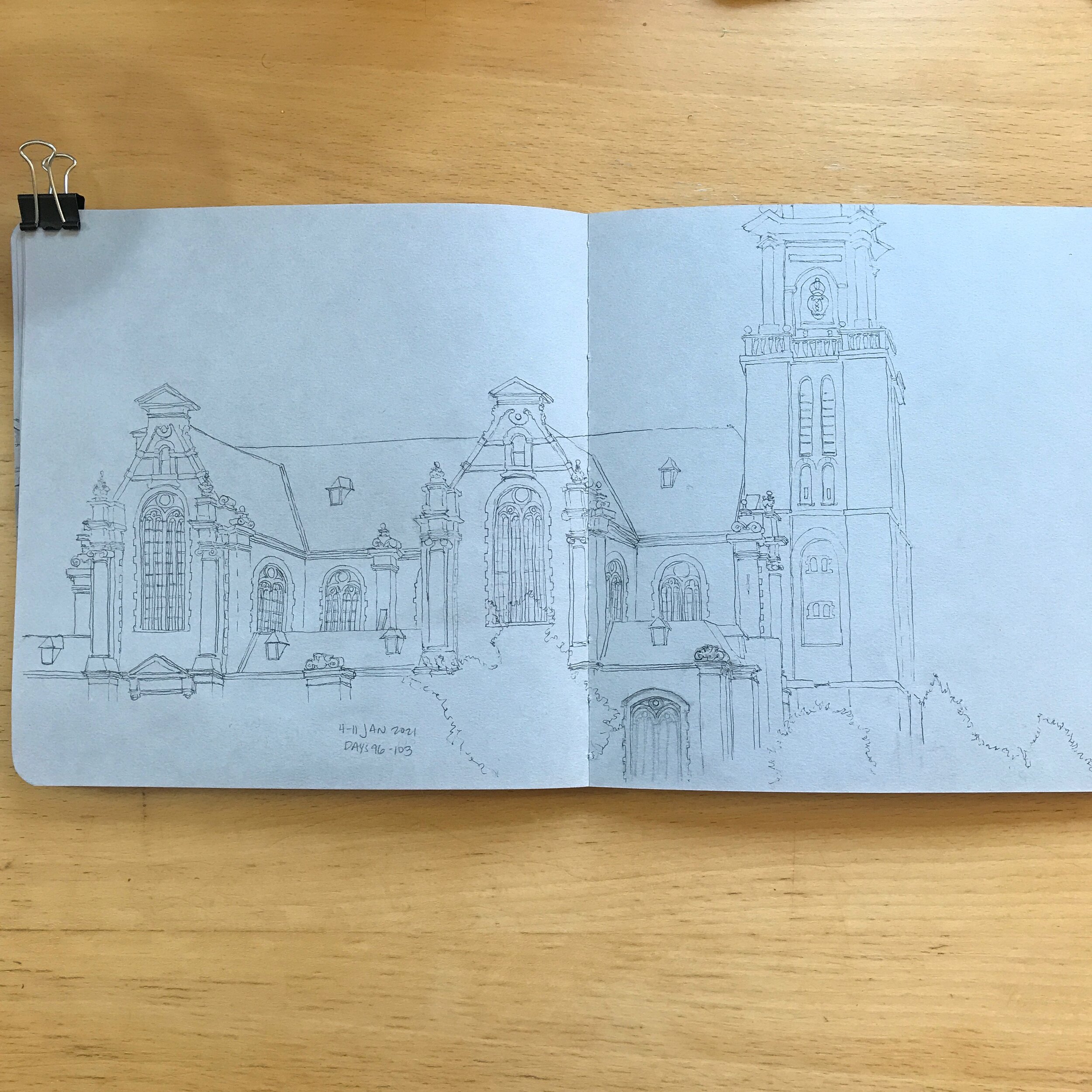 Drawing Amsterdam Dailies, Day 103 - 11 January 2021