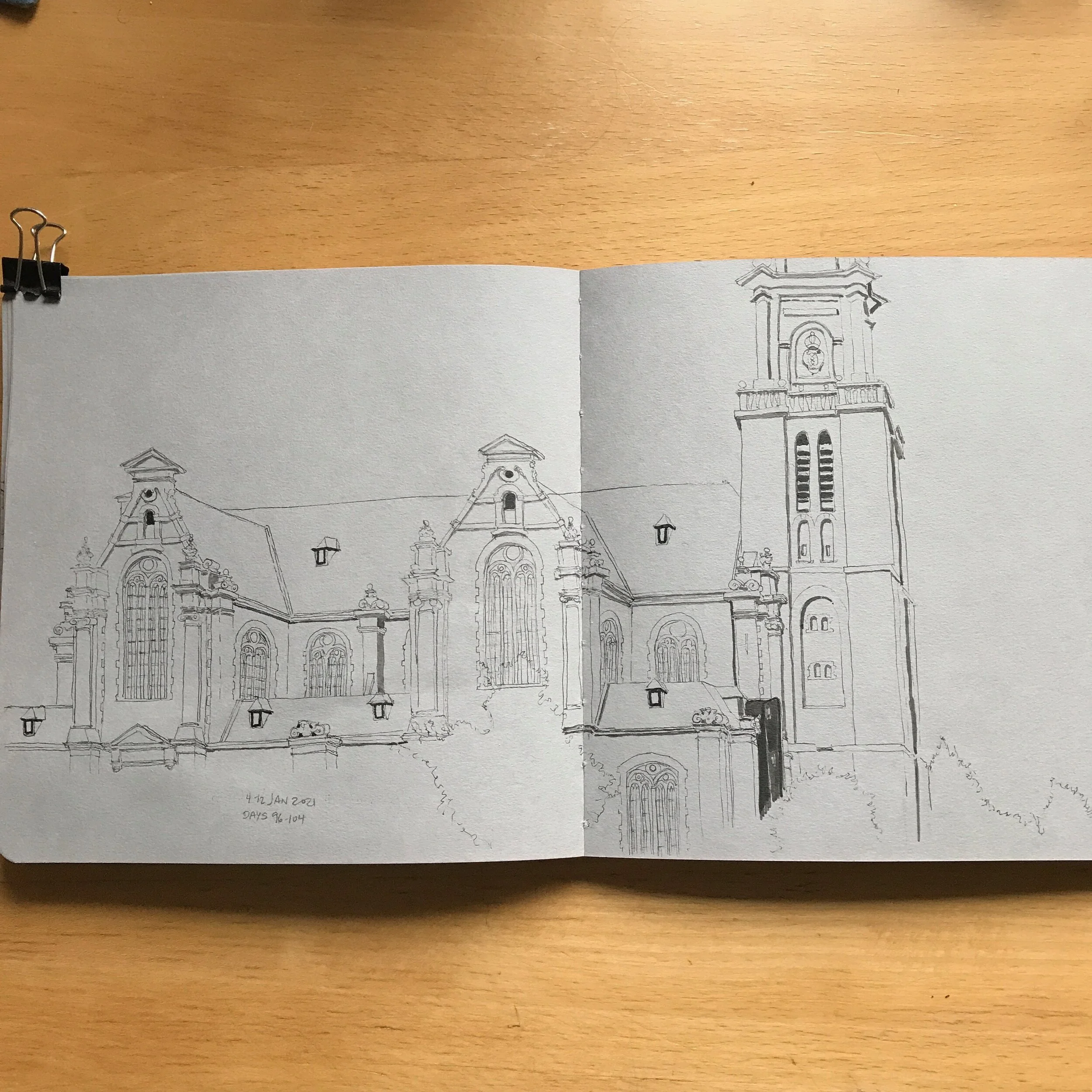 Drawing Amsterdam Dailies, Day 104 - 12 January 2021