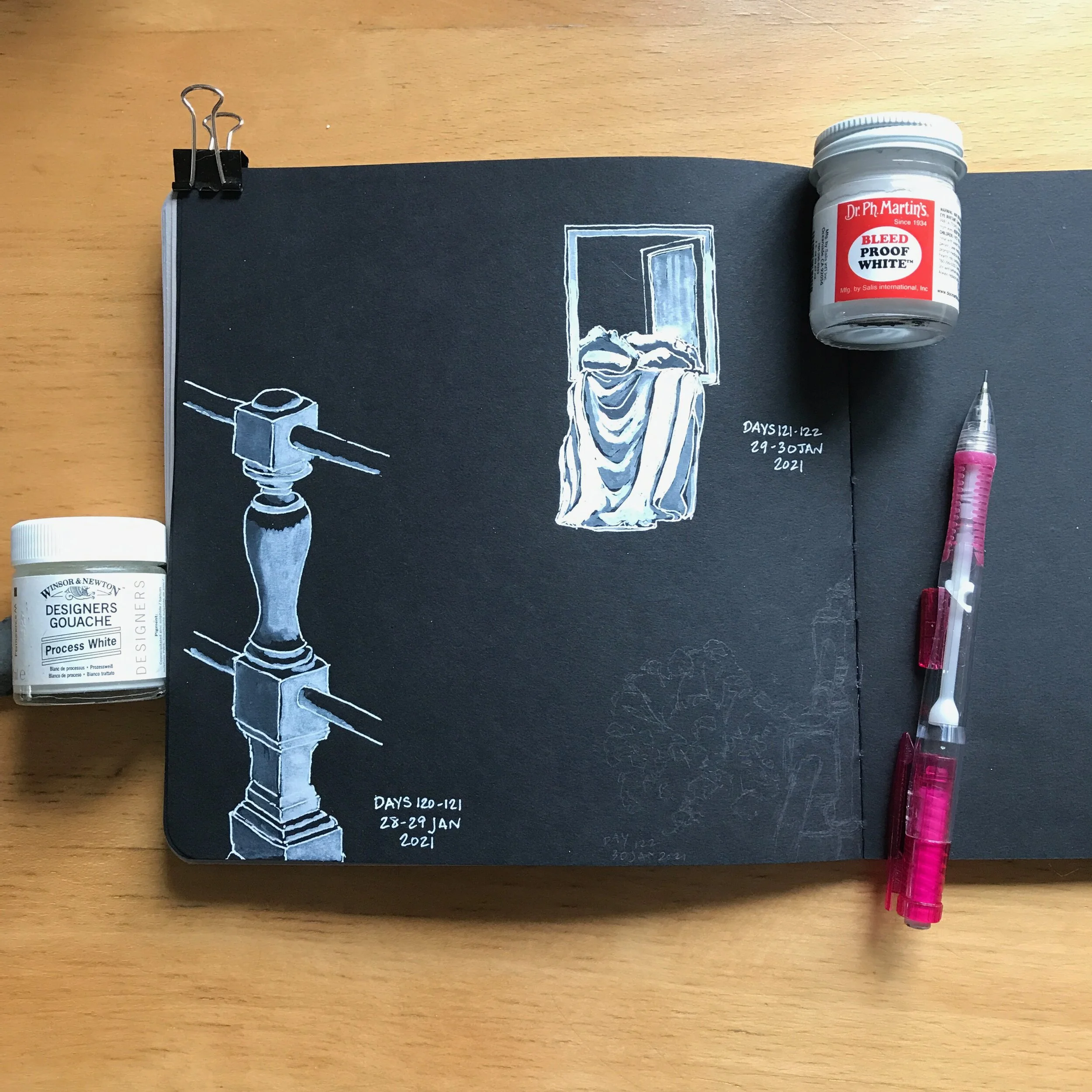 Drawing Amsterdam Dailies, Day 122 - 30 January 2021