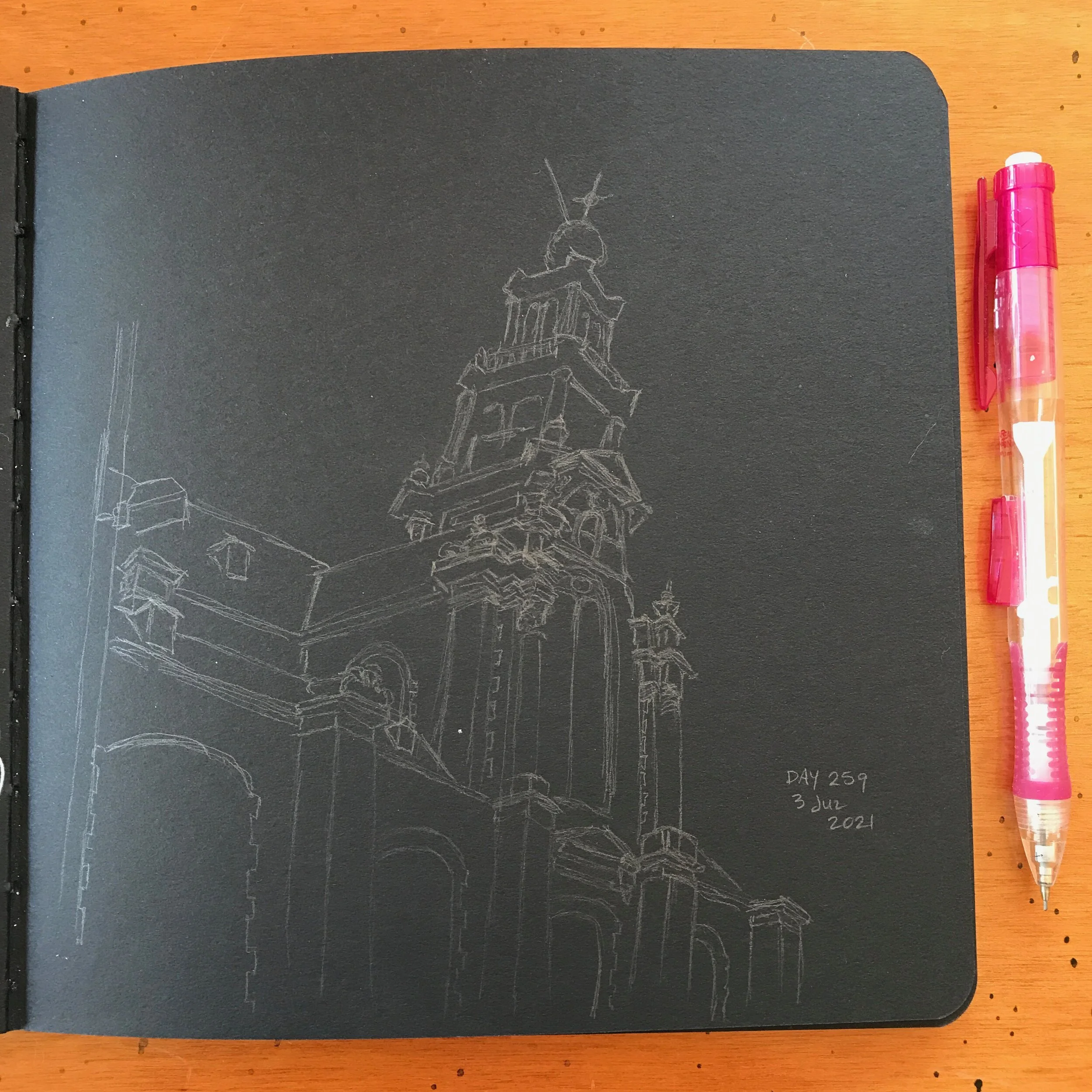 Drawing Amsterdam Dailies, Day 259 - 3 July 2021