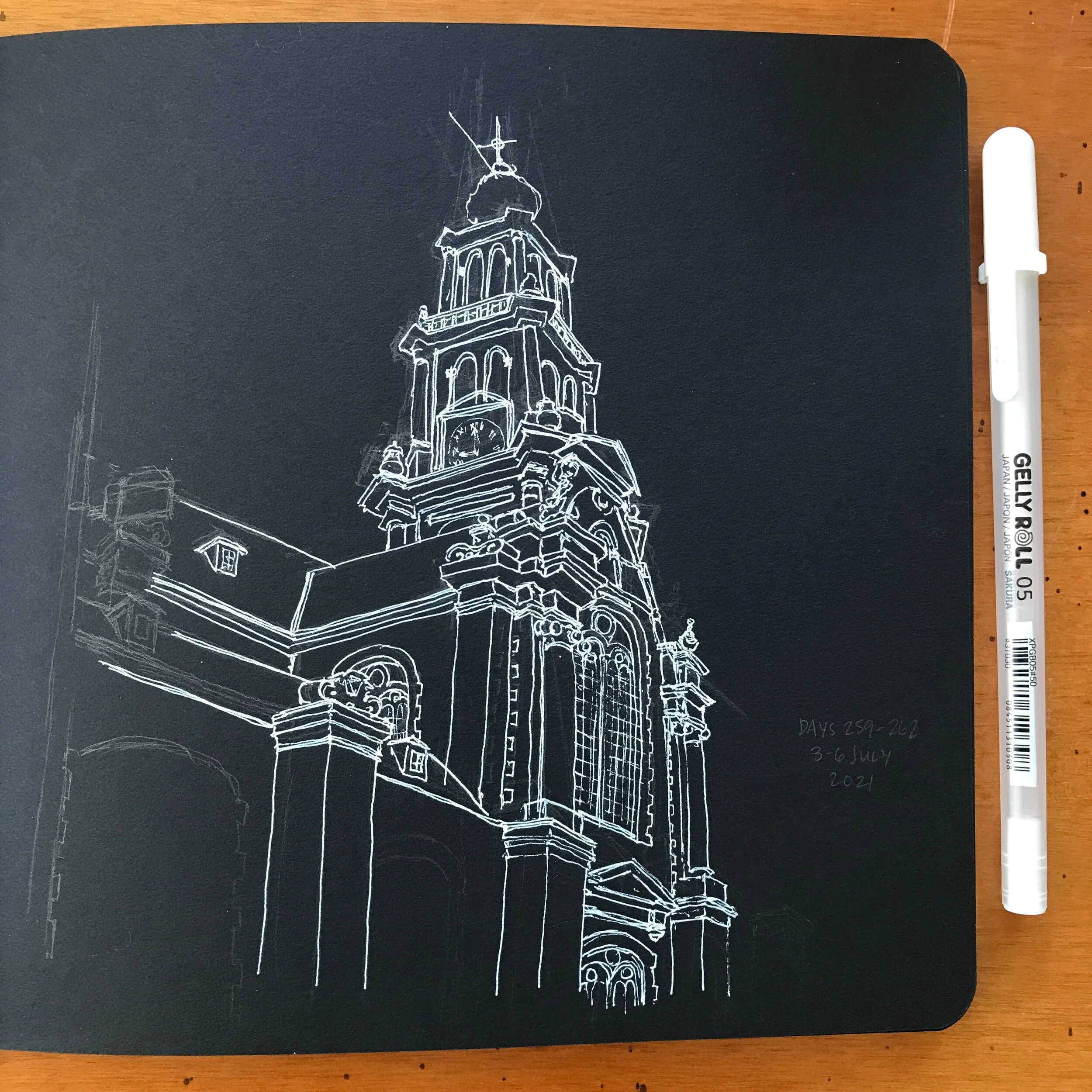Drawing Amsterdam Dailies, Day 262 - 6 July 2021