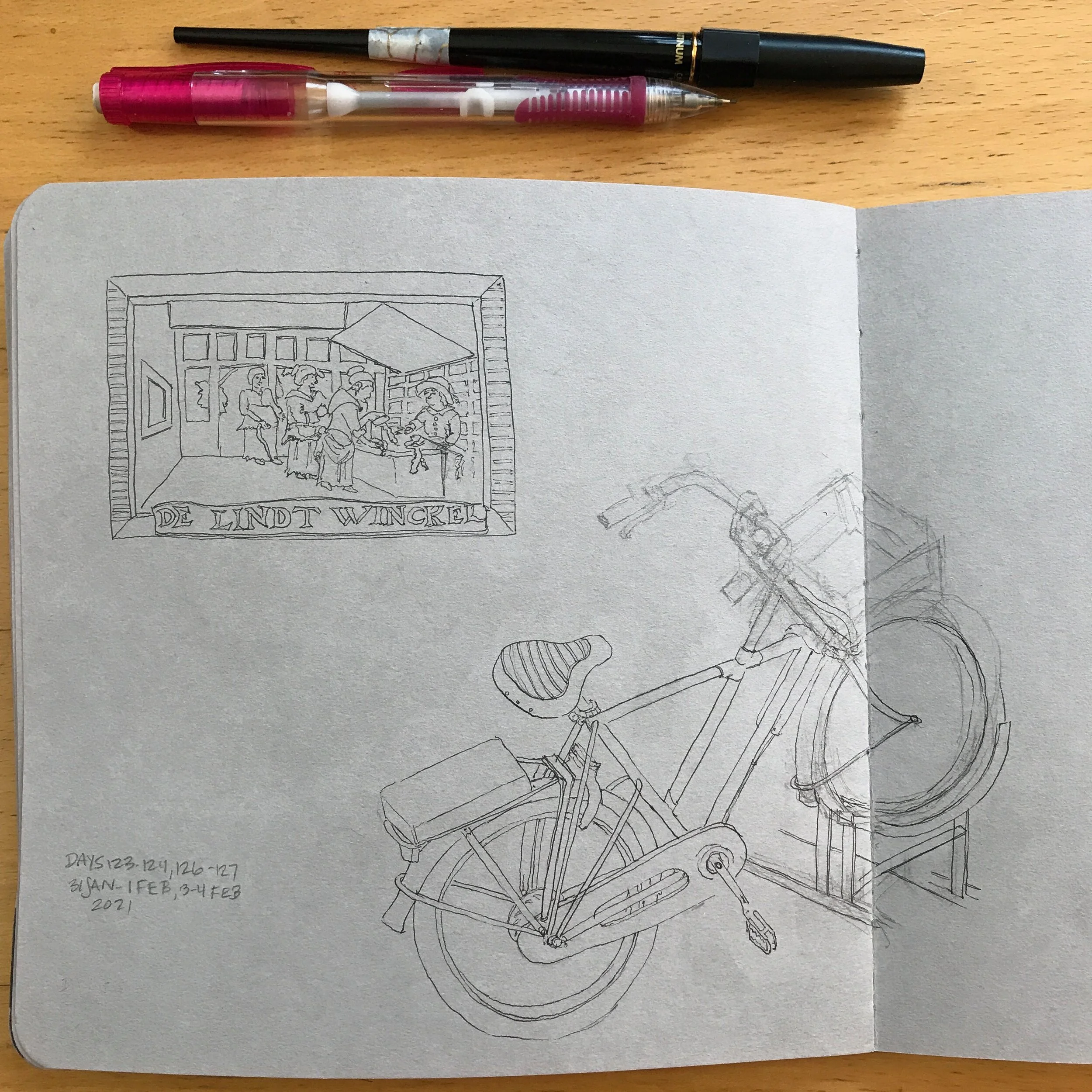 Drawing Amsterdam Dailies, Day 127 - 04 February 2021