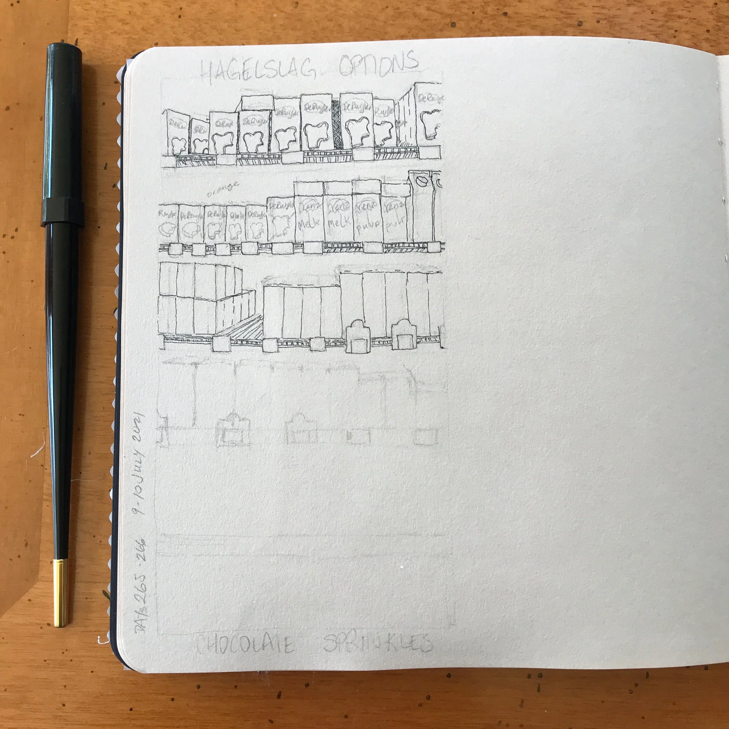 Drawing Amsterdam Dailies, Day 266 - 10 July 2021