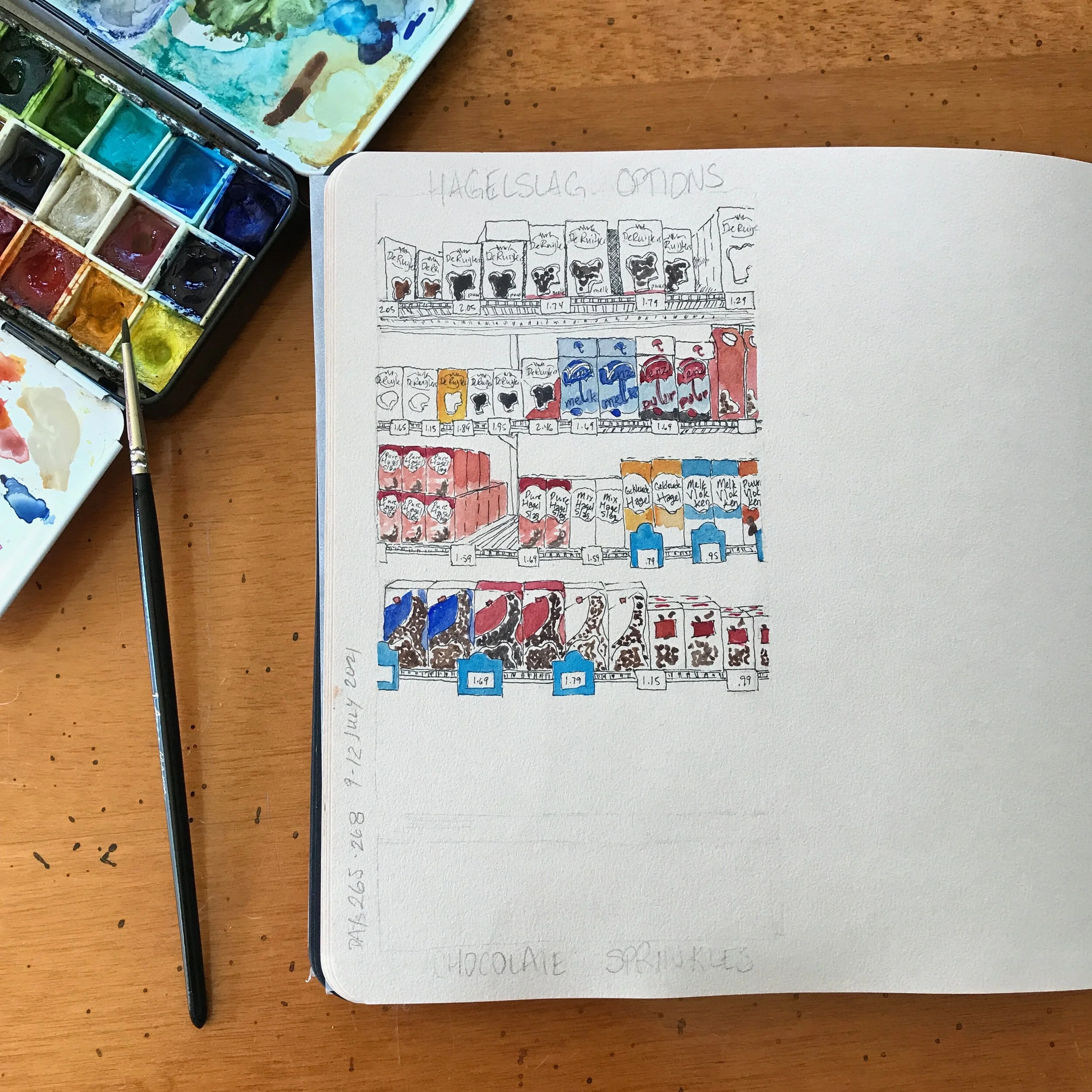 Drawing Amsterdam Dailies, Day 268 - 12 July 2021