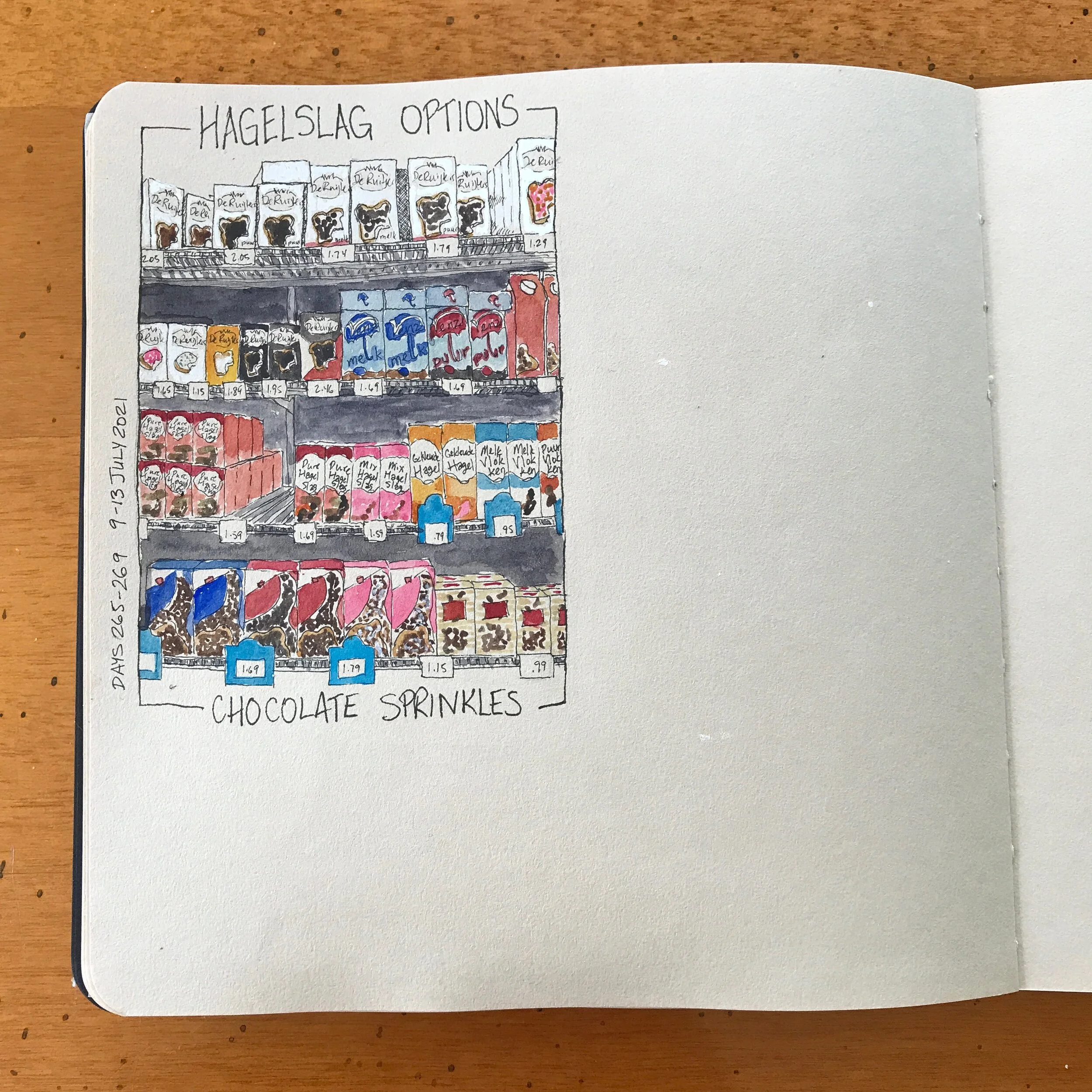 Drawing Amsterdam Dailies, Day 269 - 13 July 2021