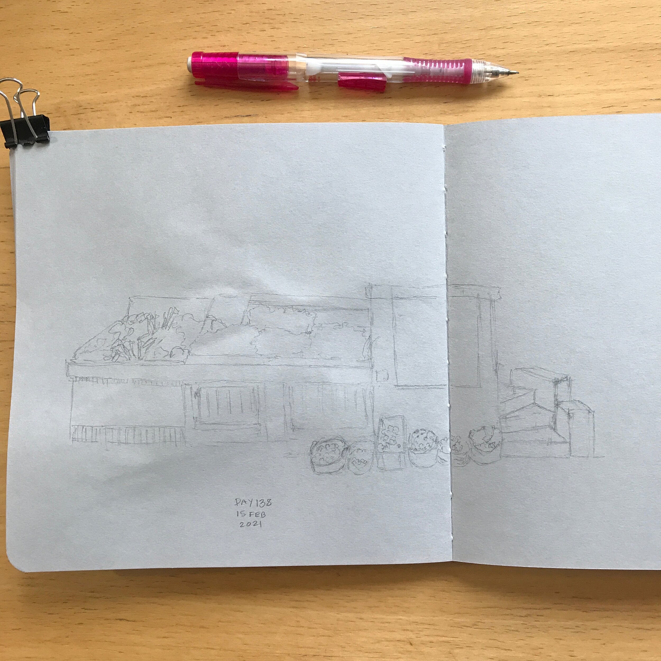 Drawing Amsterdam Dailies, Day 138 - 15 February 2021