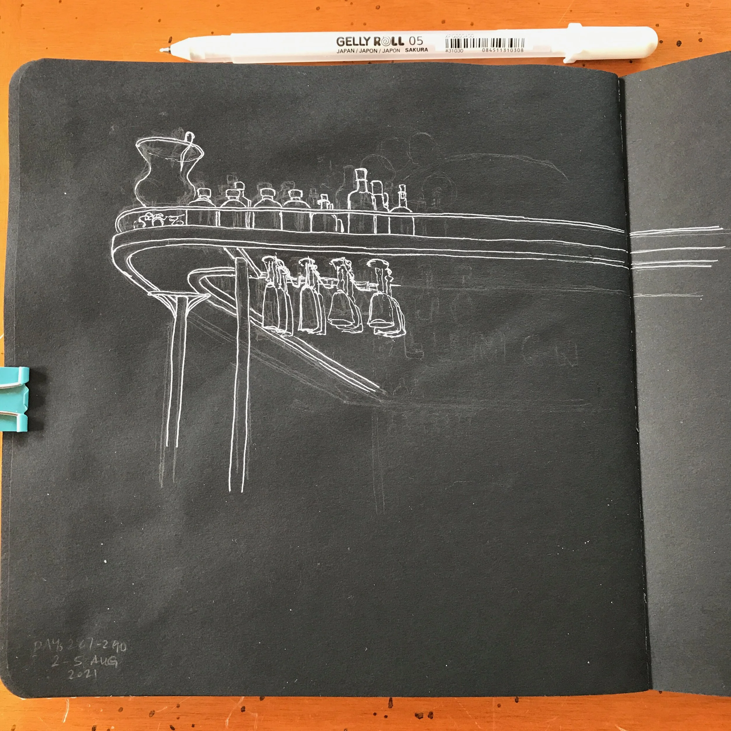 Drawing Amsterdam Dailies, Day 290 - 05 August 2021