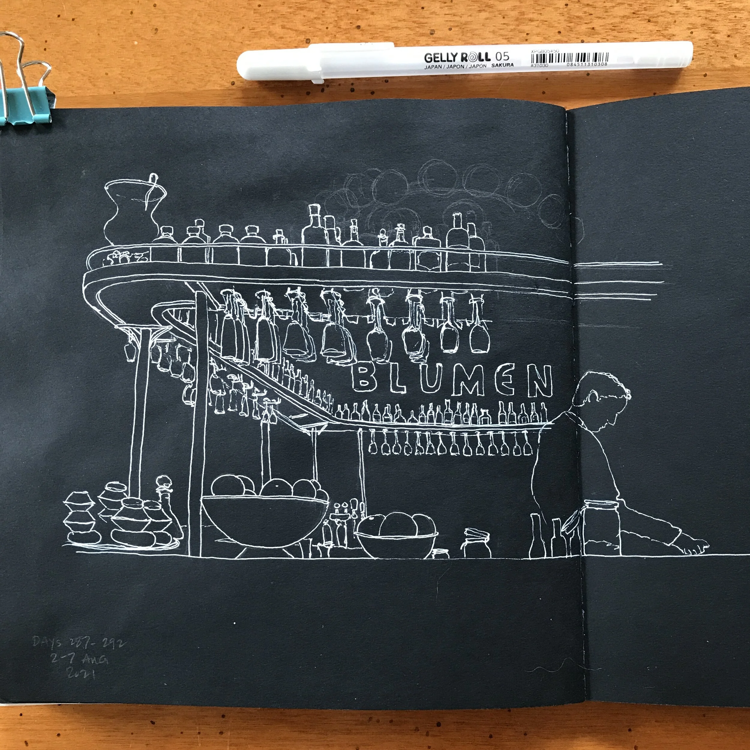 Drawing Amsterdam Dailies, Day 292 - 07 August 2021