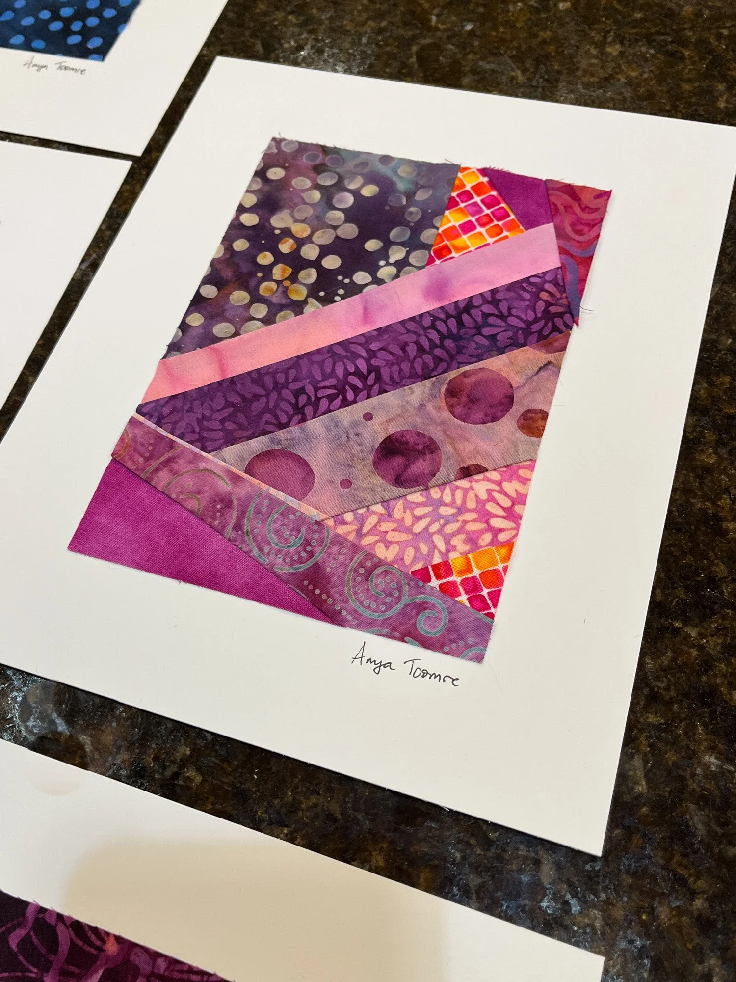 Contemporary Textile Abstracts - No. 025, 8x10 inches