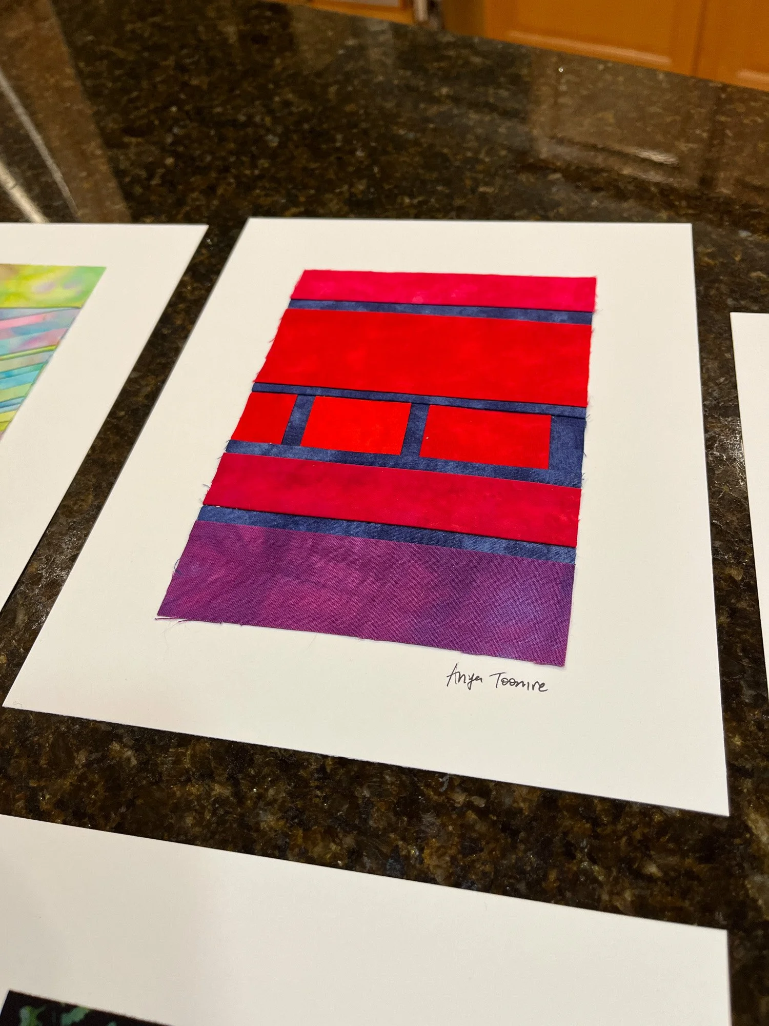 Contemporary Textile Abstracts - No. 011, 8x10 inches