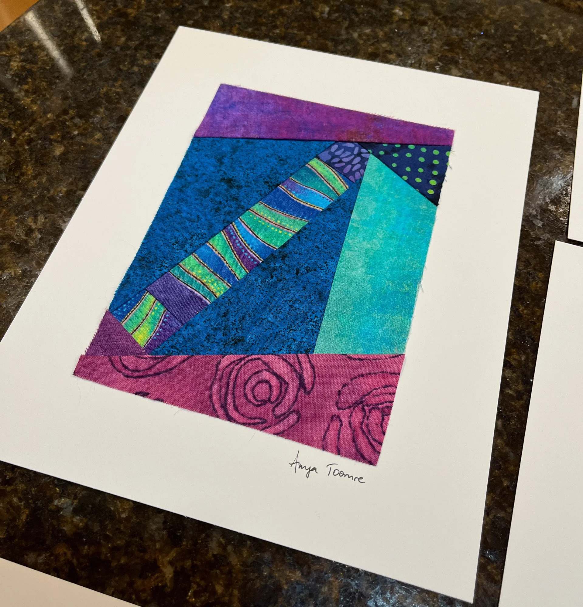 Contemporary Textile Abstracts - No. 029, 8x10 inches