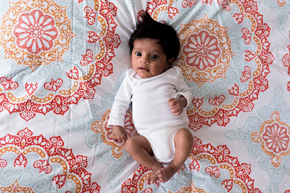 newborn with lots of dark hair southington connecticut newborn photographer 