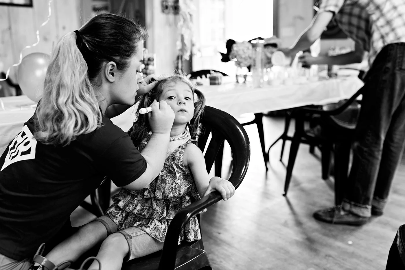 face painting birthday party photography