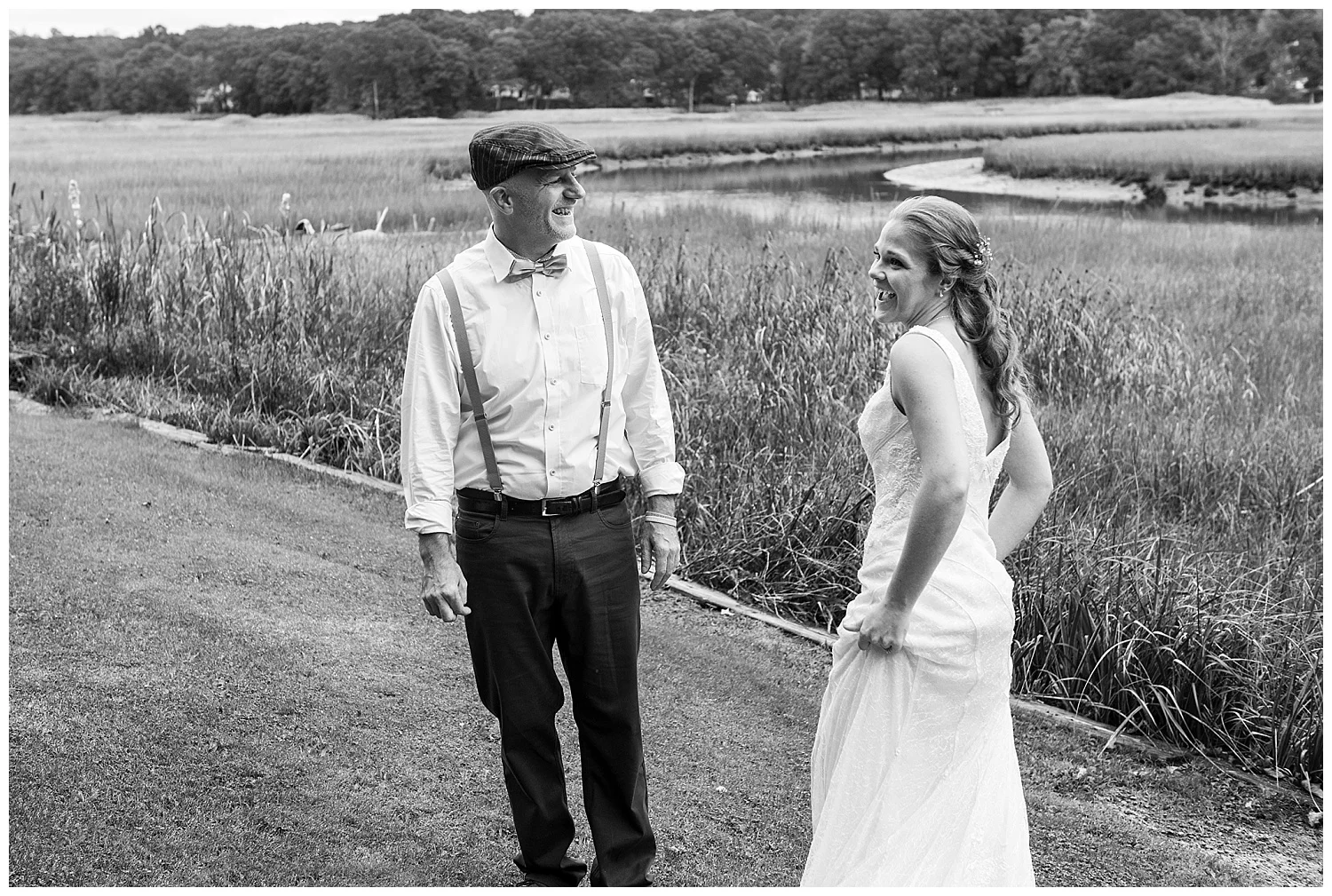 backyard wedding in clinton, ct