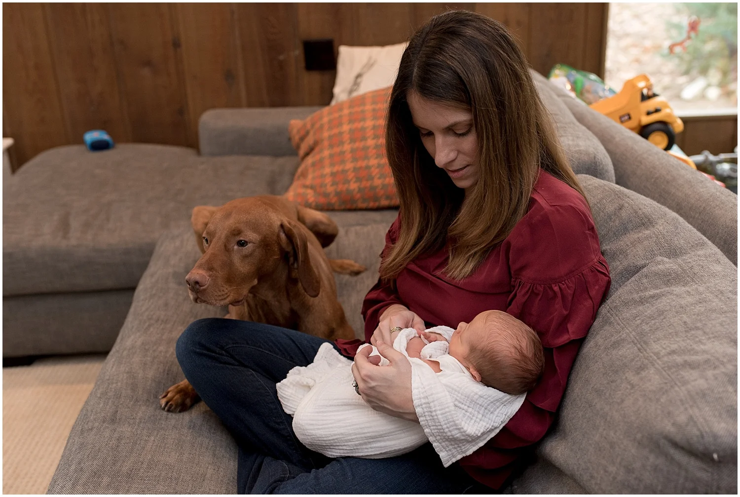 mom holding baby. connecticut newborn photography