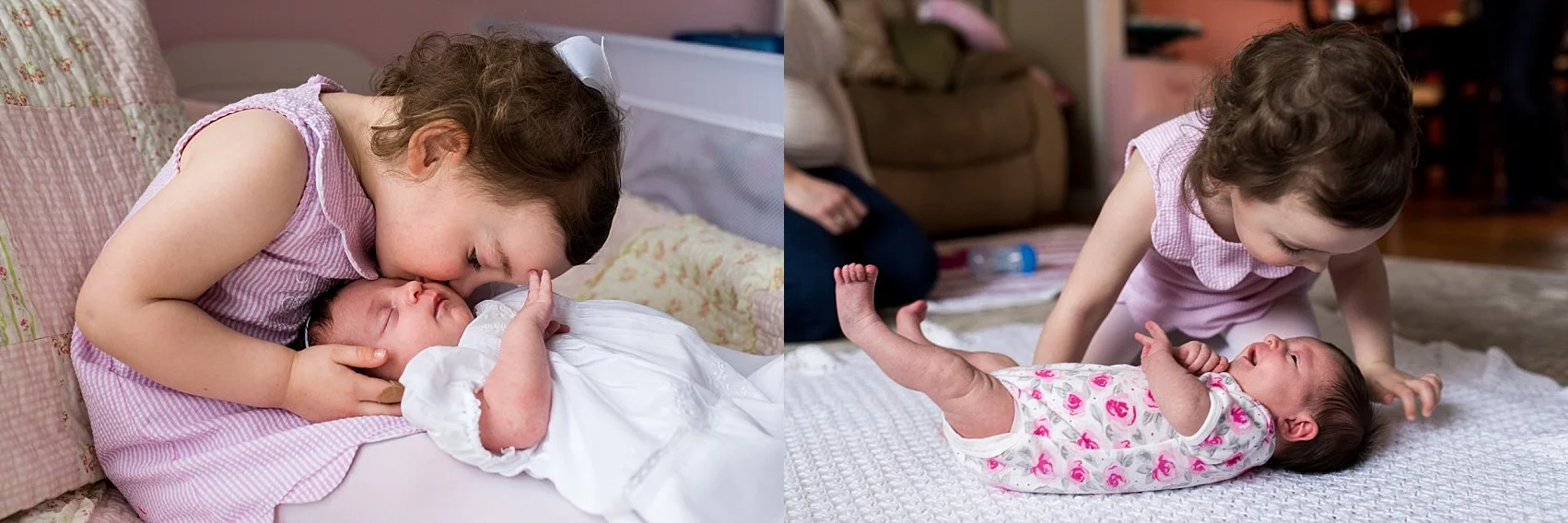 big sister with newborn. ct newborn photography