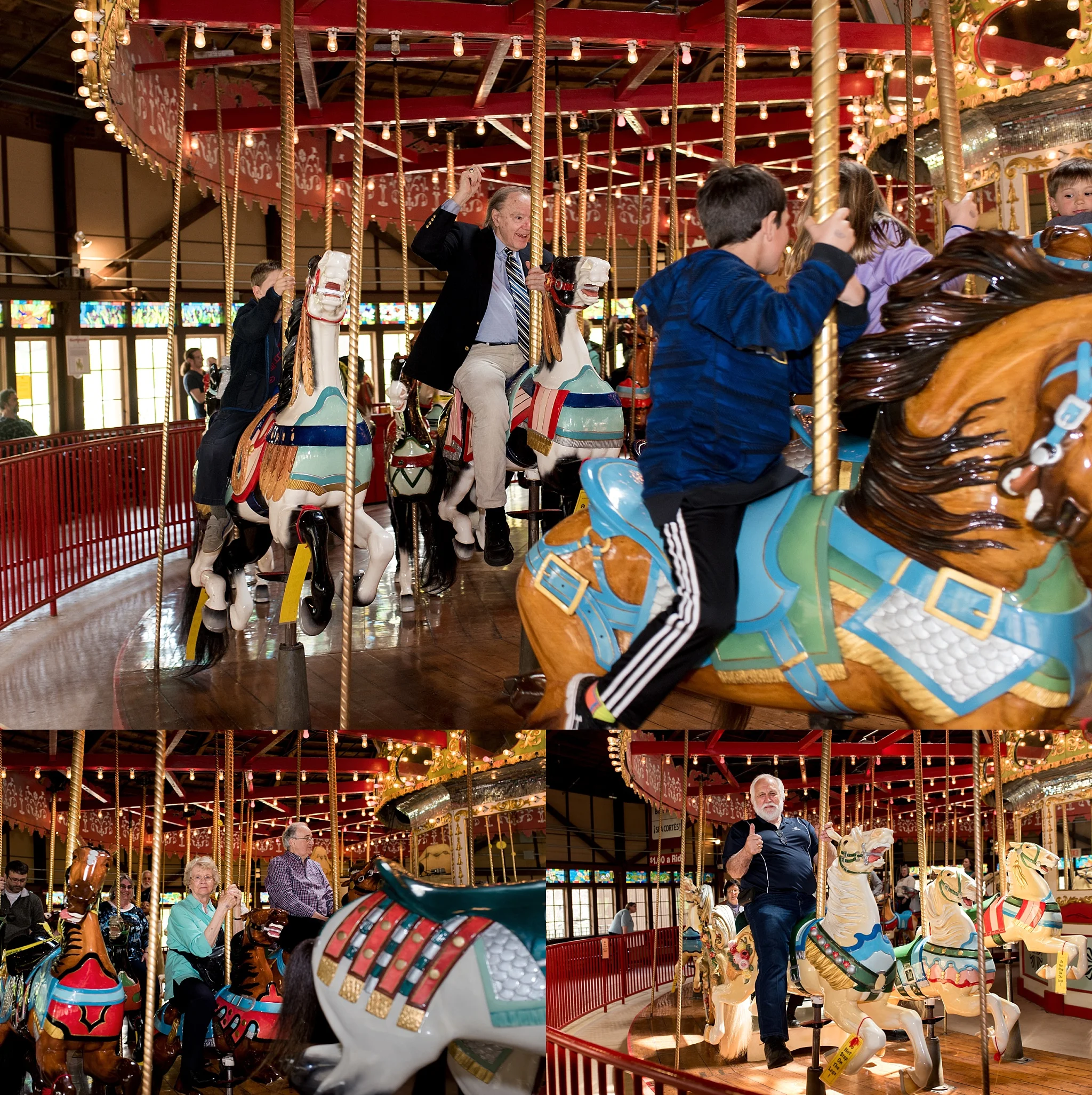 bushnell park carousel in hartford connecticut 