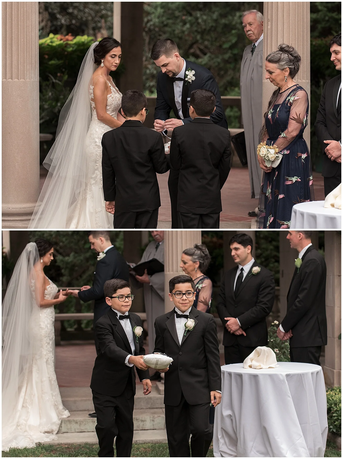 Harkness Park wedding ceremony at Eolia Mansion