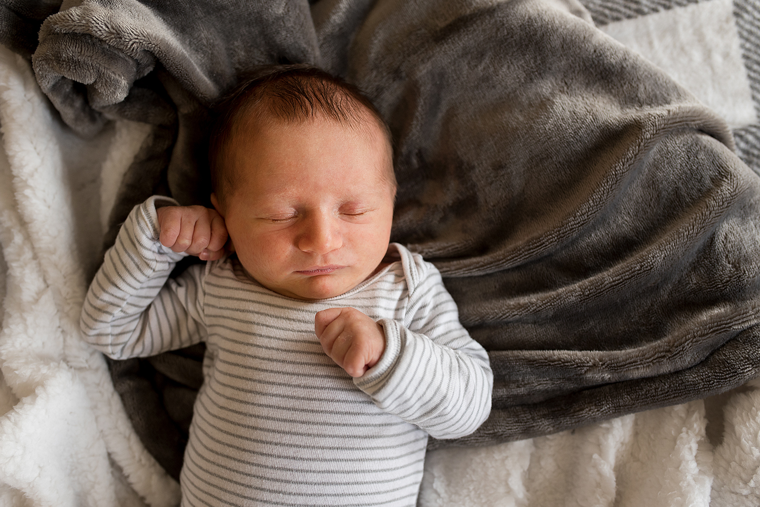 At home newborn photography