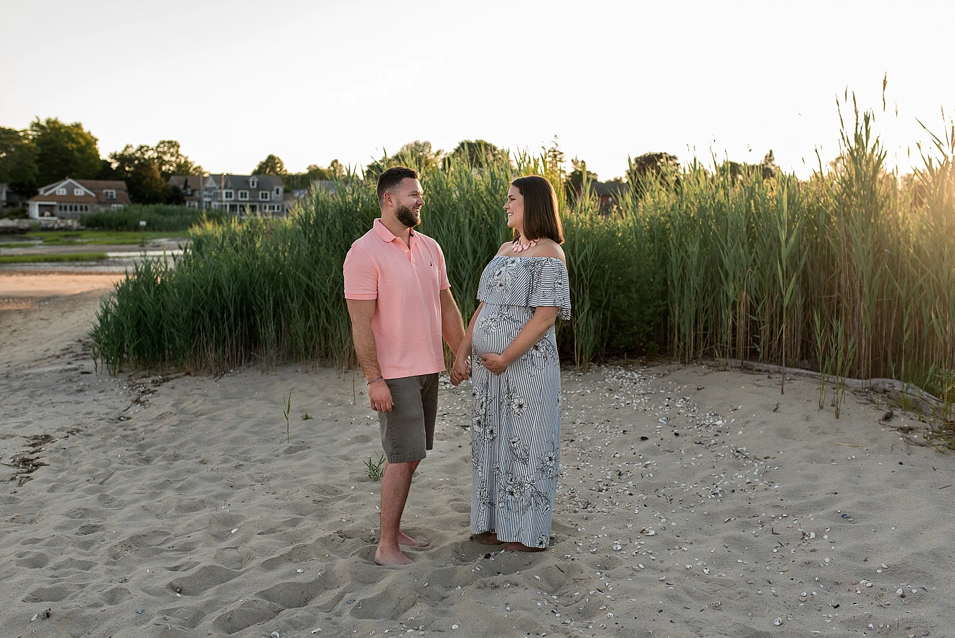 Expecting Mom and Dad during their Connecticut Maternity Photography session