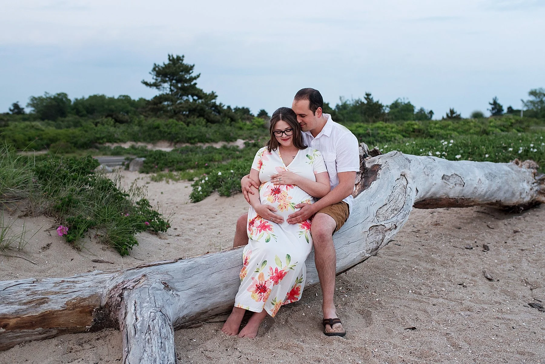 ct maternity photography at the beach