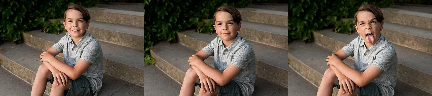 candid portraits of old boy in CT
