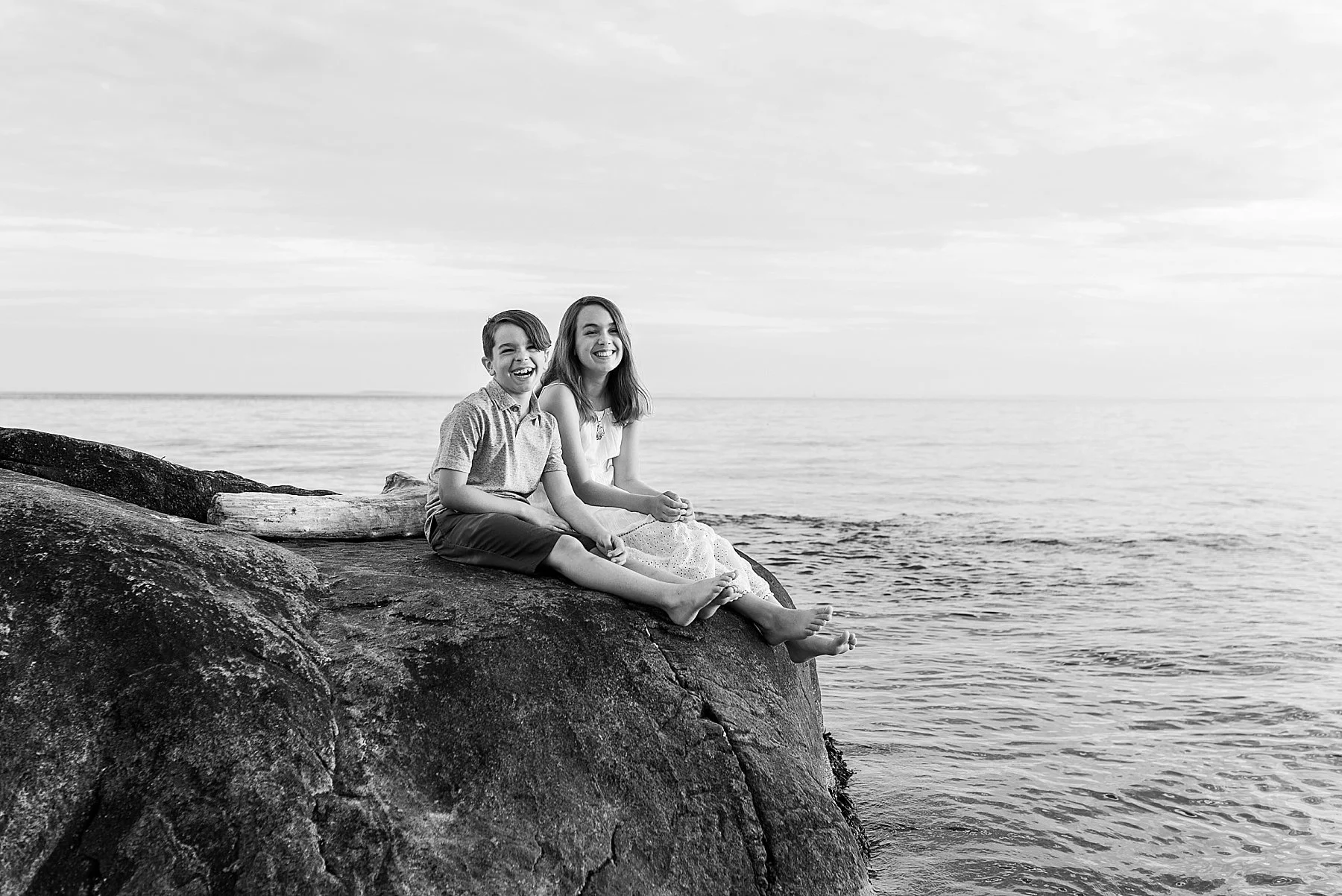 brother and sister portrait in CT
