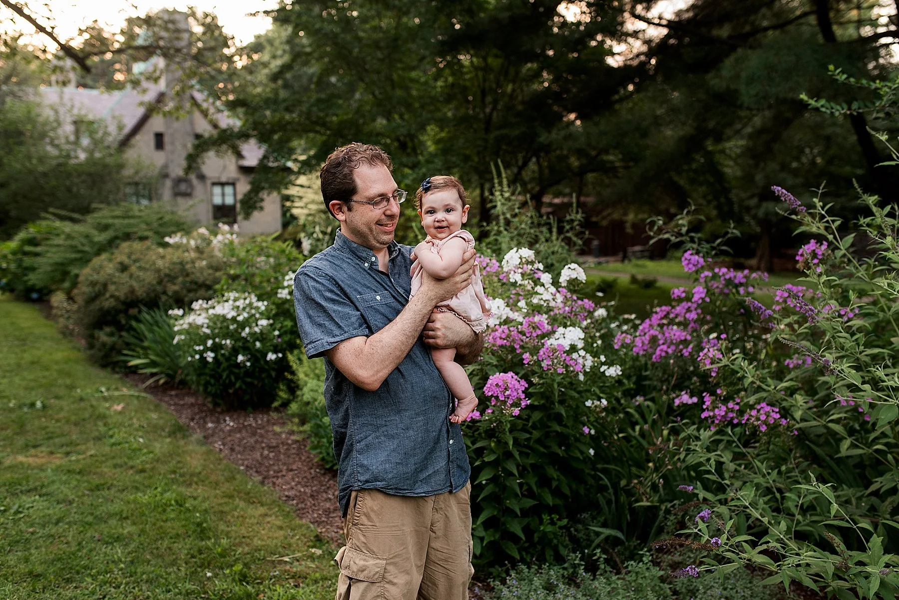 daddy and daughter portraits in Connecticut