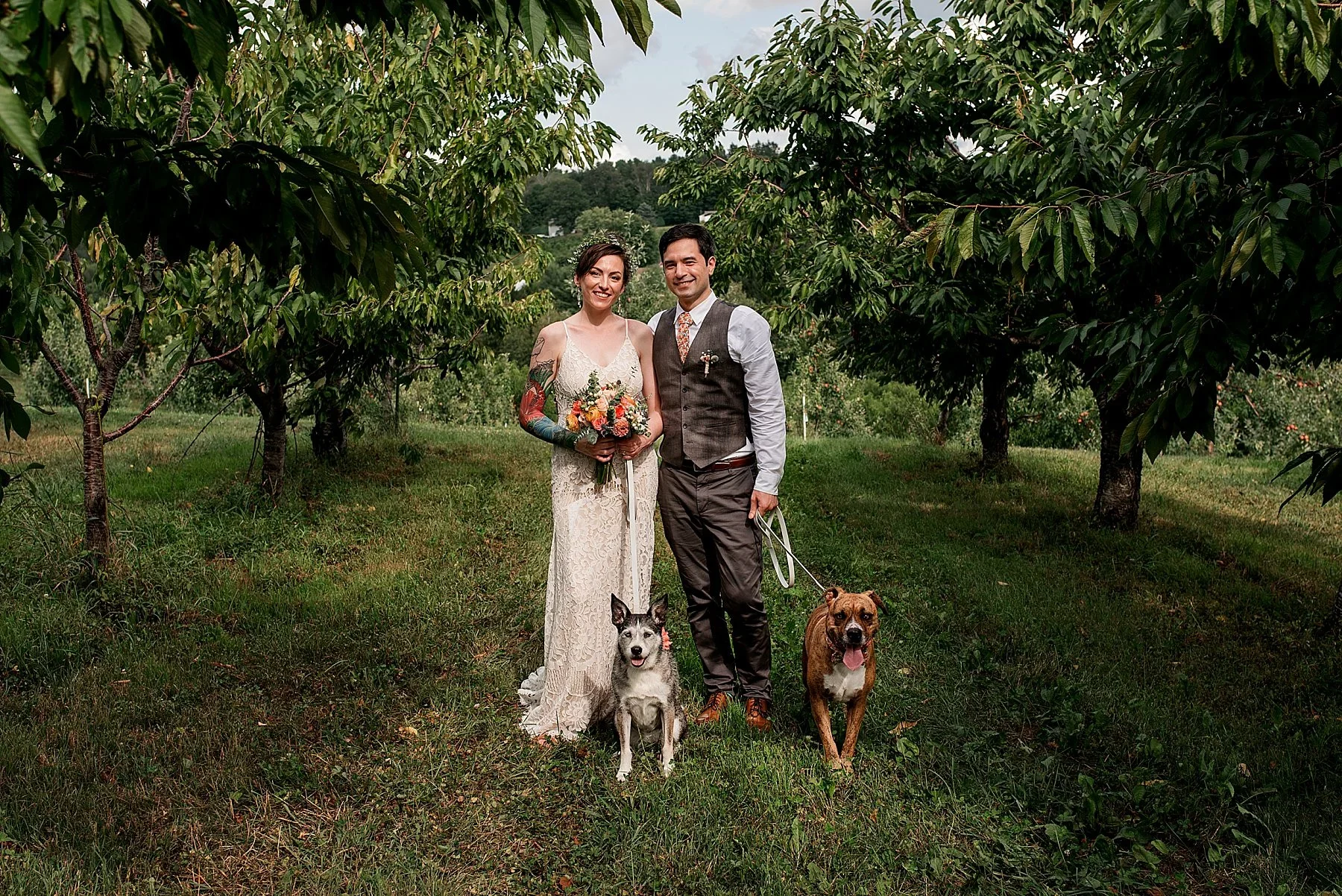 Connecticut Orchard Summer Wedding Photographer | Authentic CT Love Stories