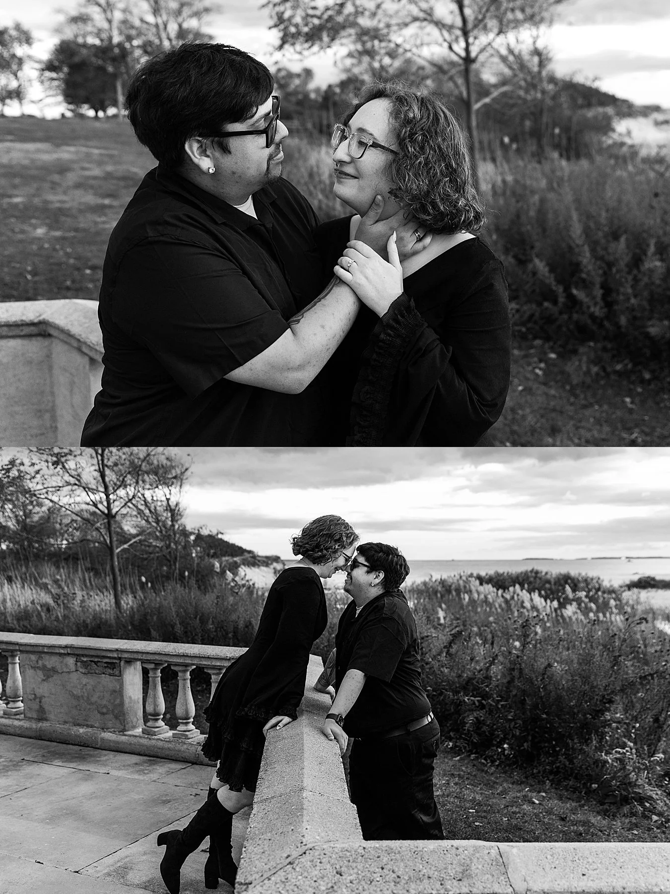 Harkness mansion engagement photography