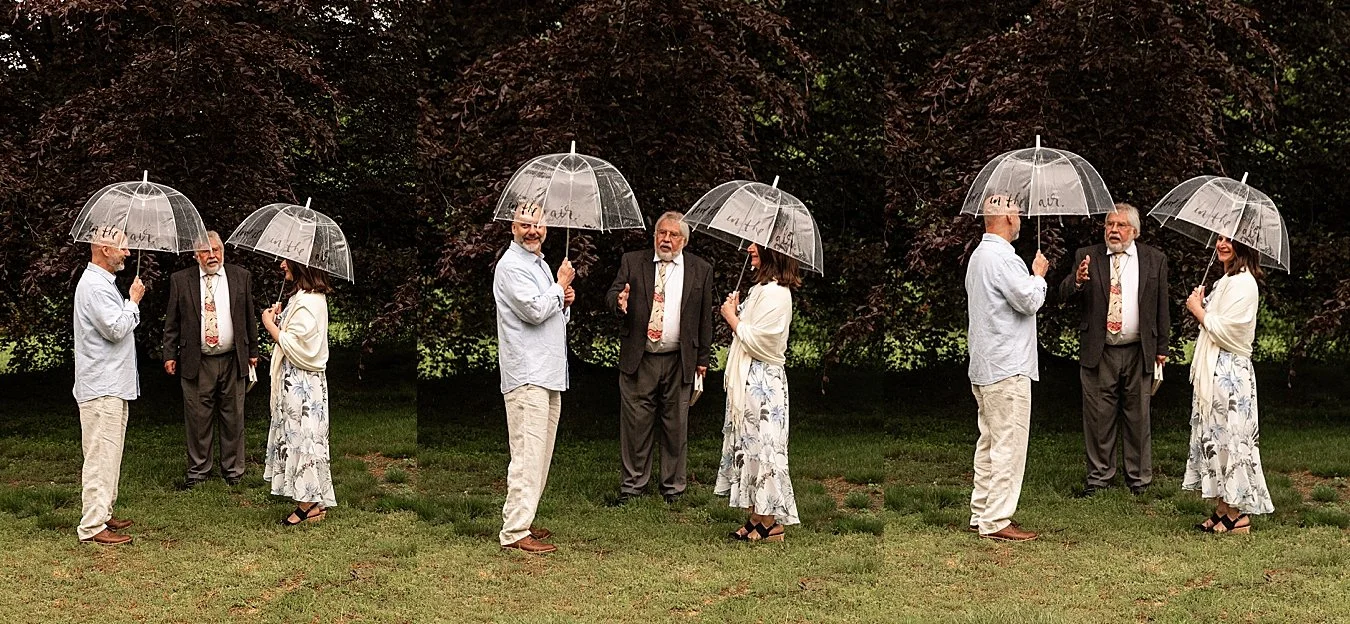 rainy day elopement photography CT