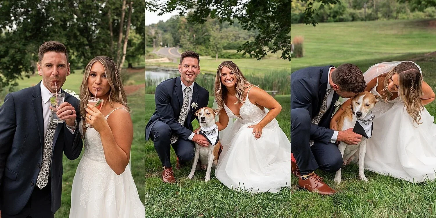 dog friendly wedding photographer connecticut