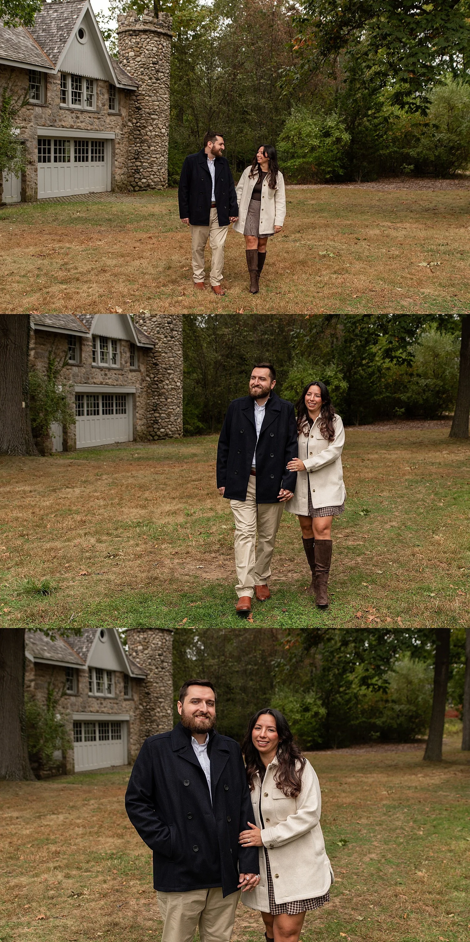 Surprise proposal captured with genuine smiles and emotions in Connecticut