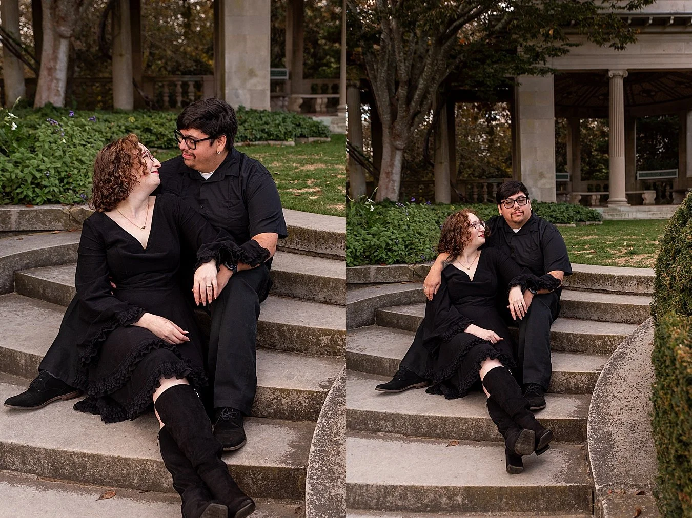 Eolia Mansion engagement photographer