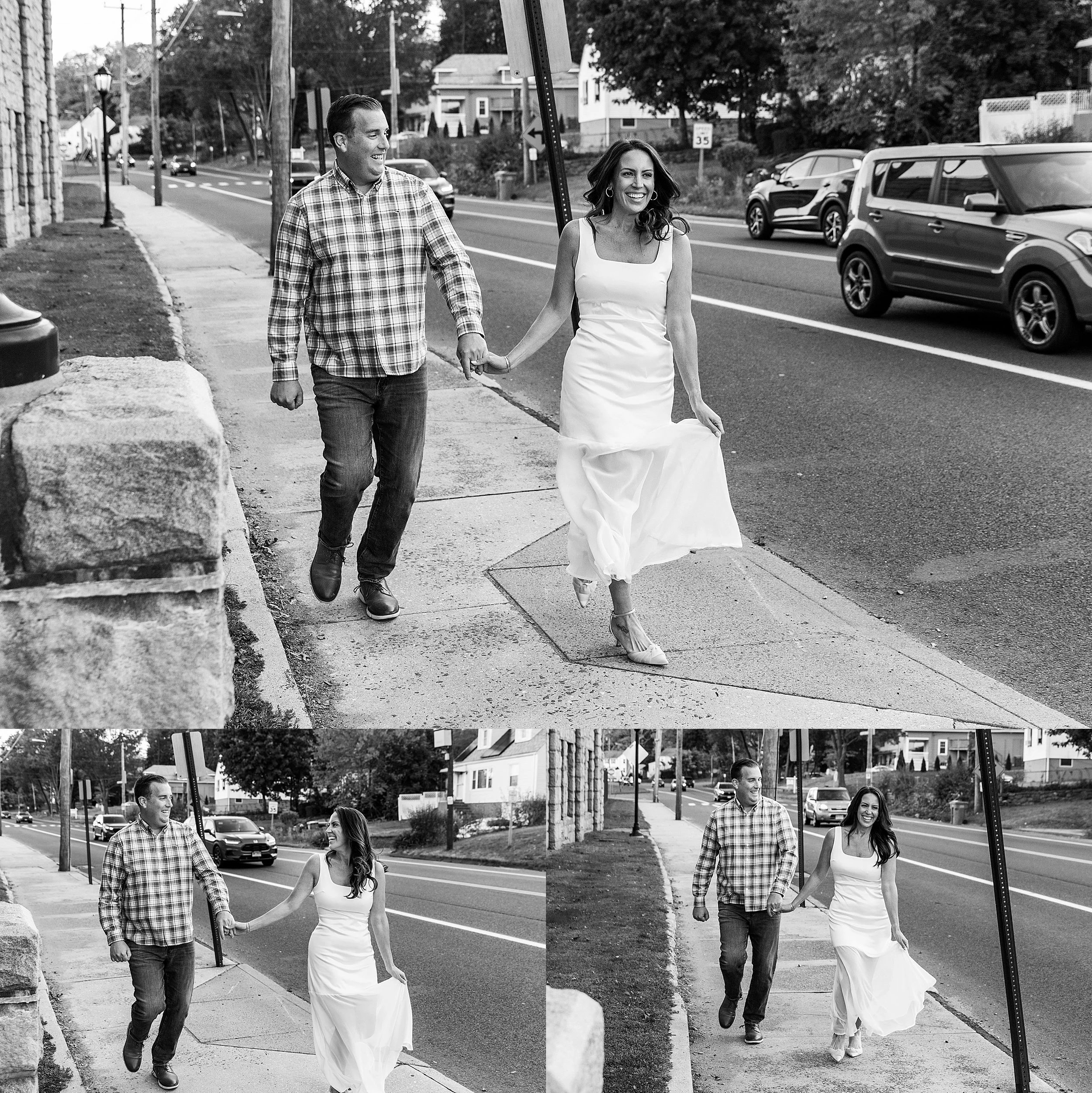 fun engagement photographer in Connecticut