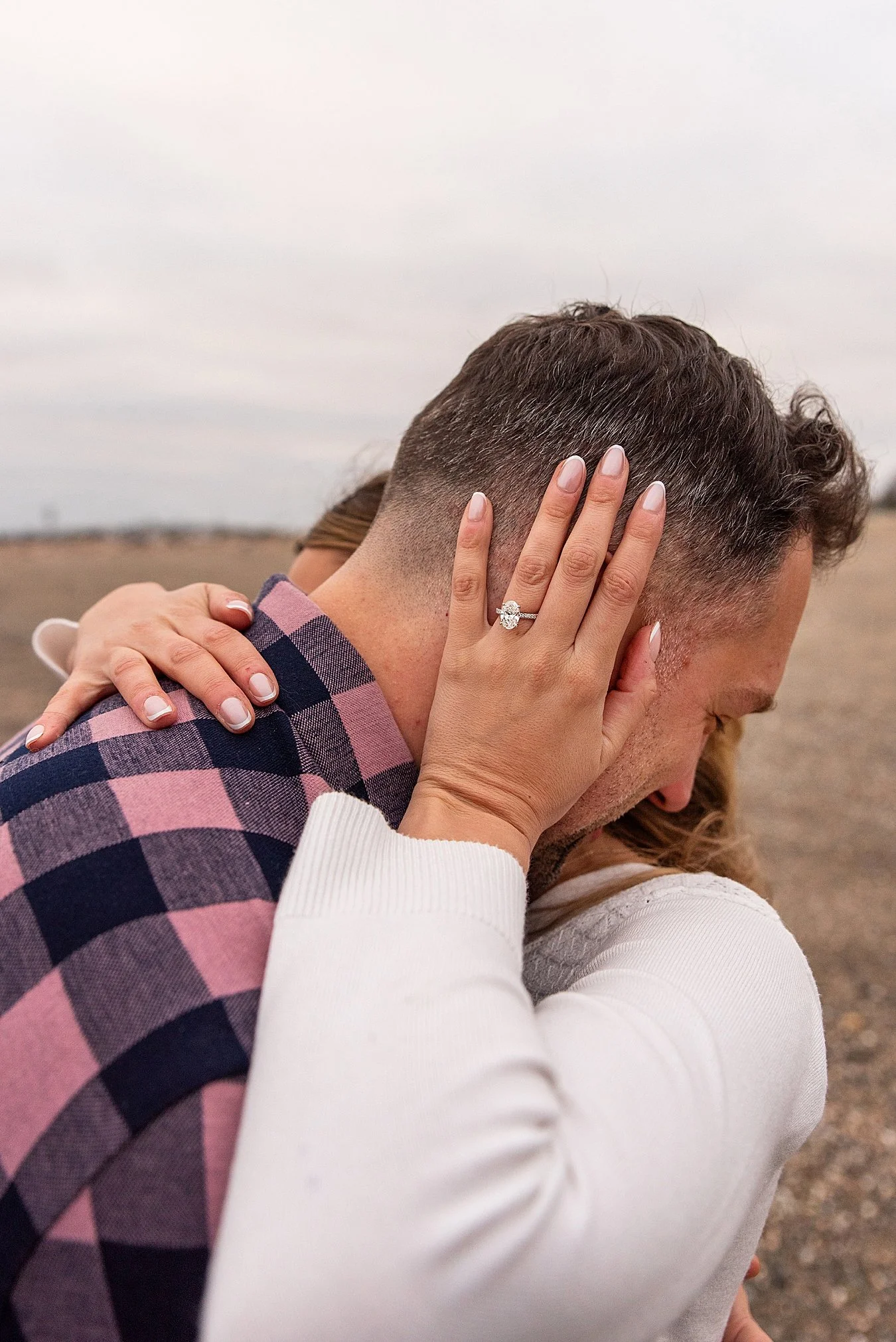 High-quality proposal photography at a beach in Milford CT.